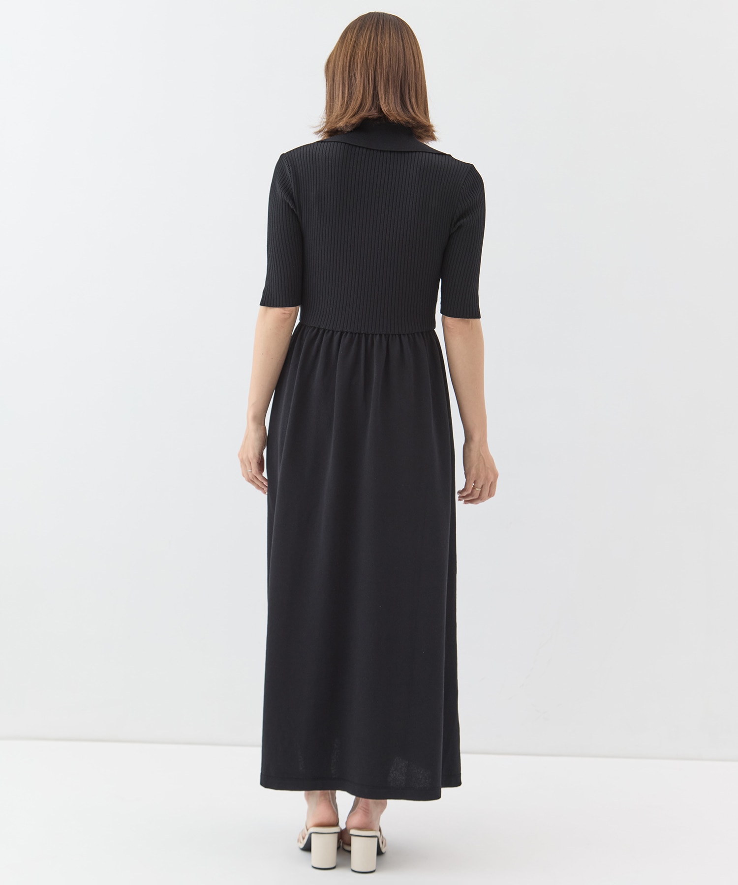 Sailor Collar Knit Dress STUDIOUS