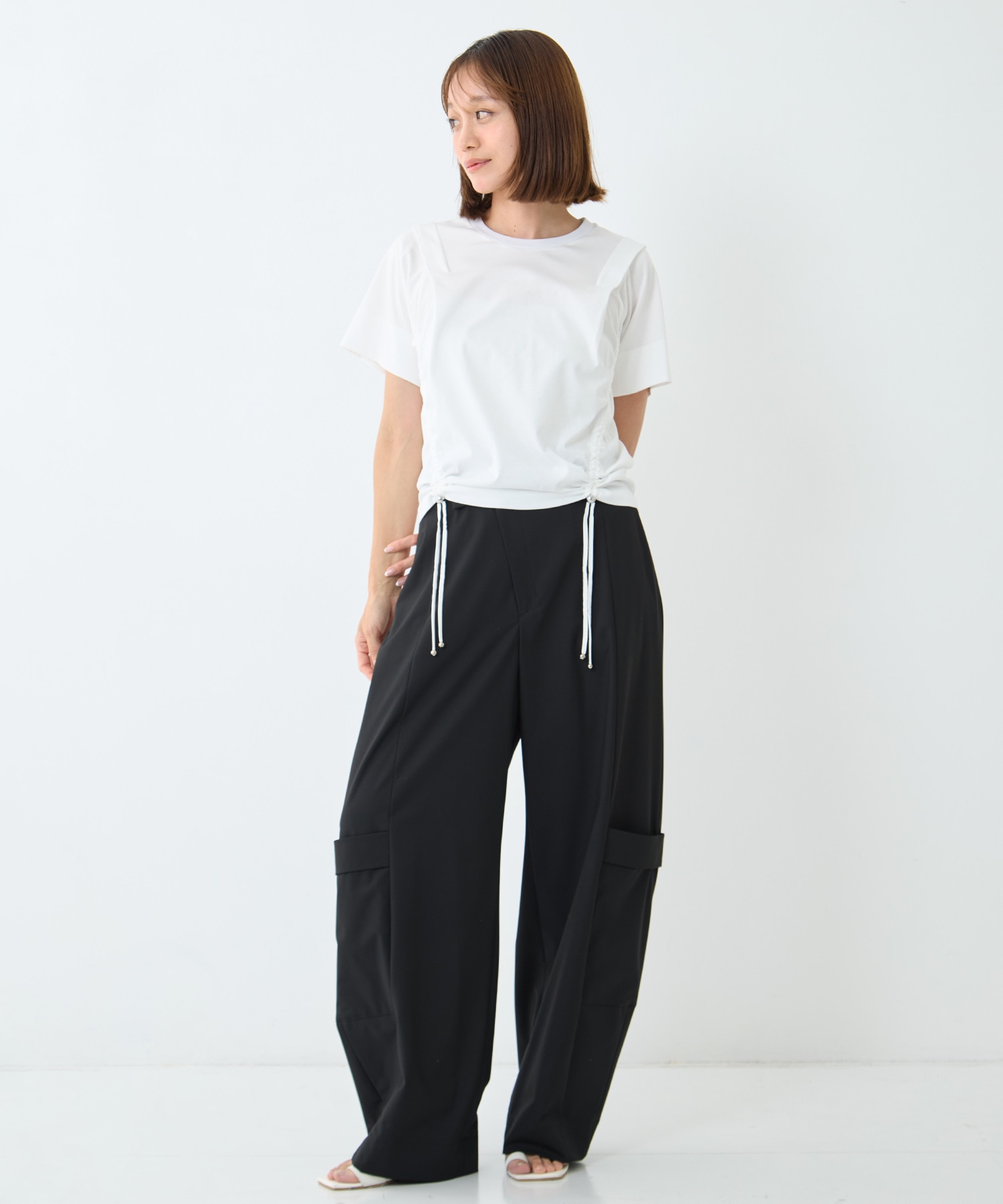 Multi Length Drawstring Tee STUDIOUS