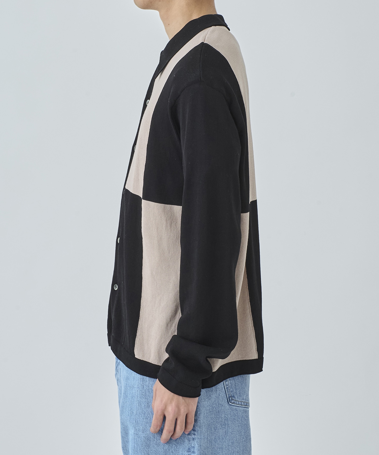 ALL BLUES BUTTON UP SWEATER Name.
