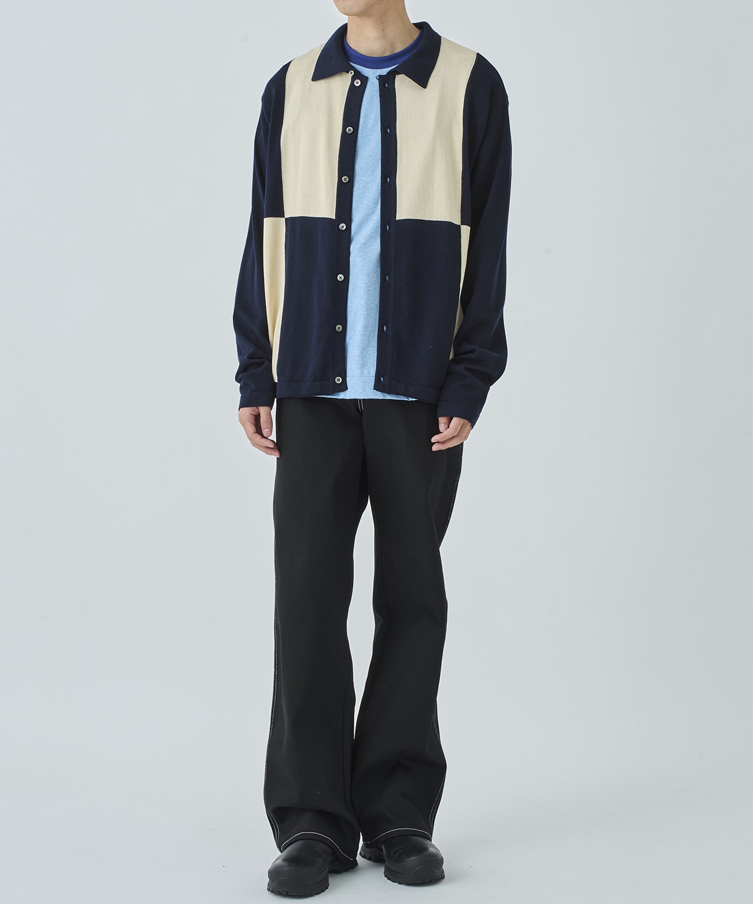 ALL BLUES BUTTON UP SWEATER Name.