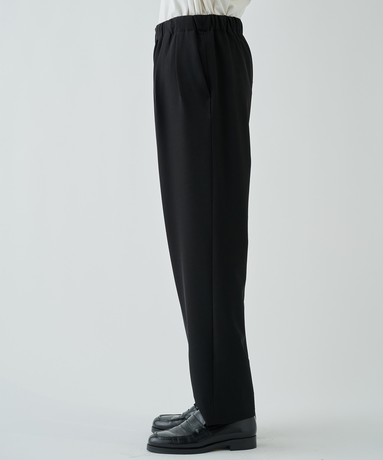 Stretch Twill  2 Tuck Wide Easy Pants CULLNI