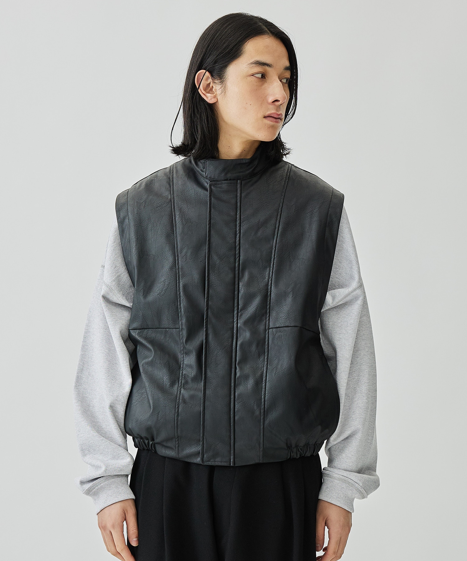 〈別注〉 Eco Leather VEST NOISEMARKER
