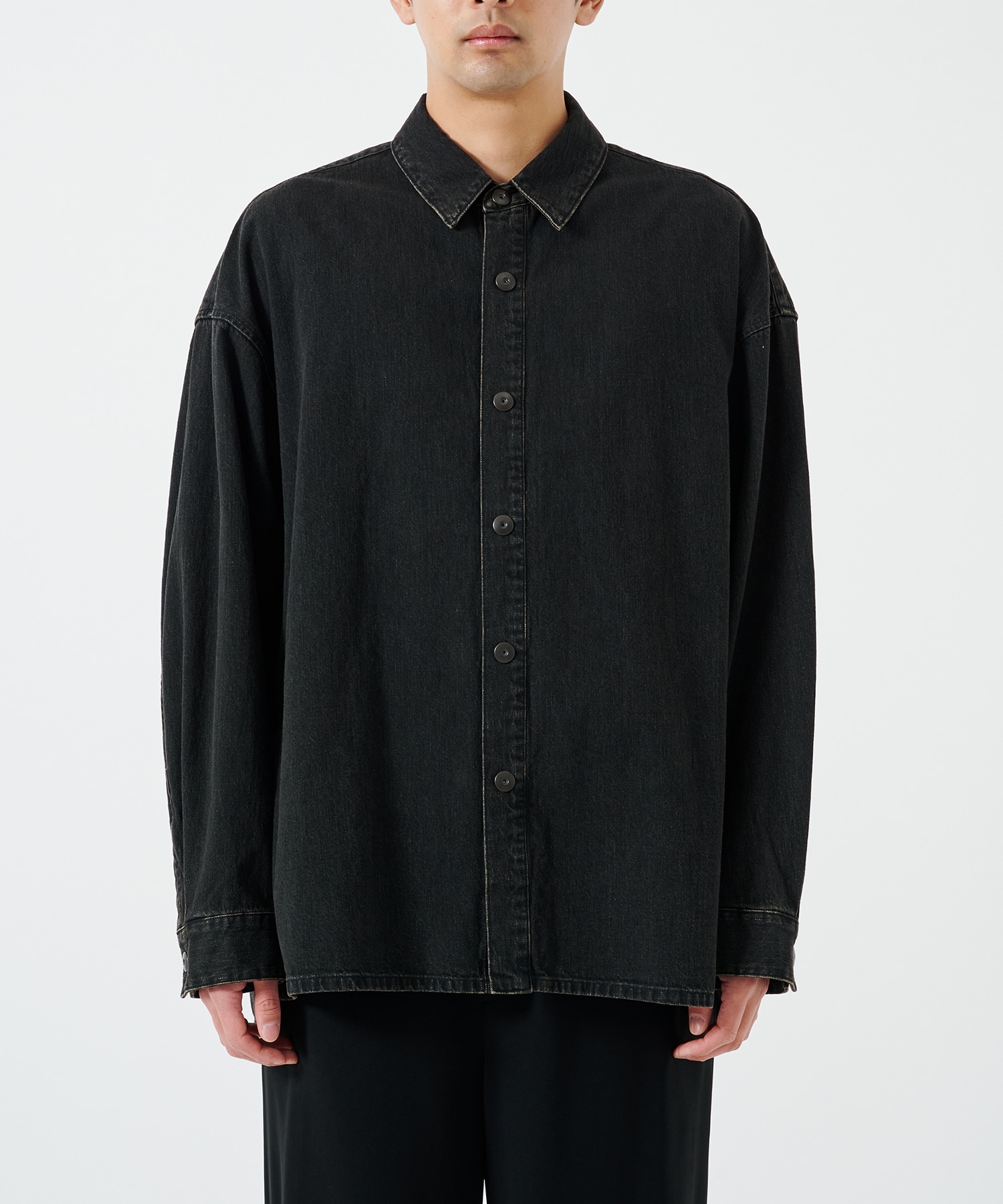 BLEACH OVERDYE DENIM SHIRTS STUDIOUS