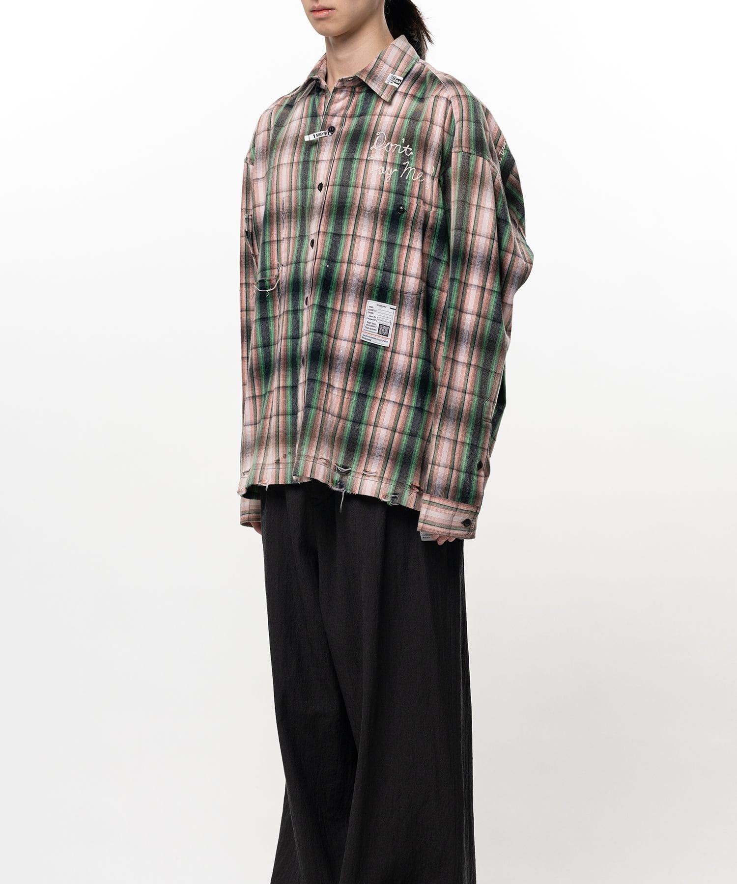 VINTAGE LIKE CHECK L/S SHIRTS Maison MIHARA YASUHIRO