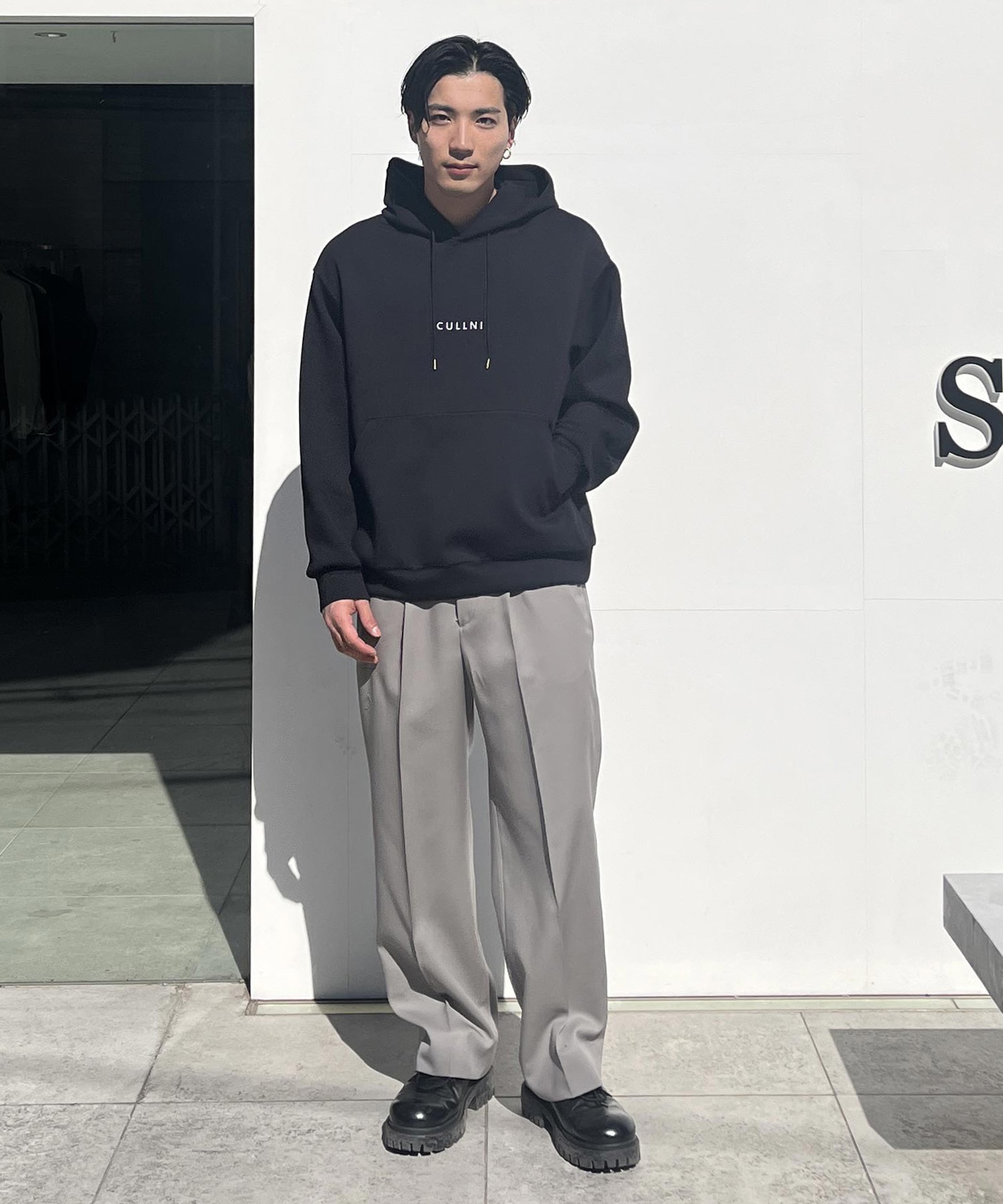 CULLNI Logo Embroidery Hoodie CULLNI