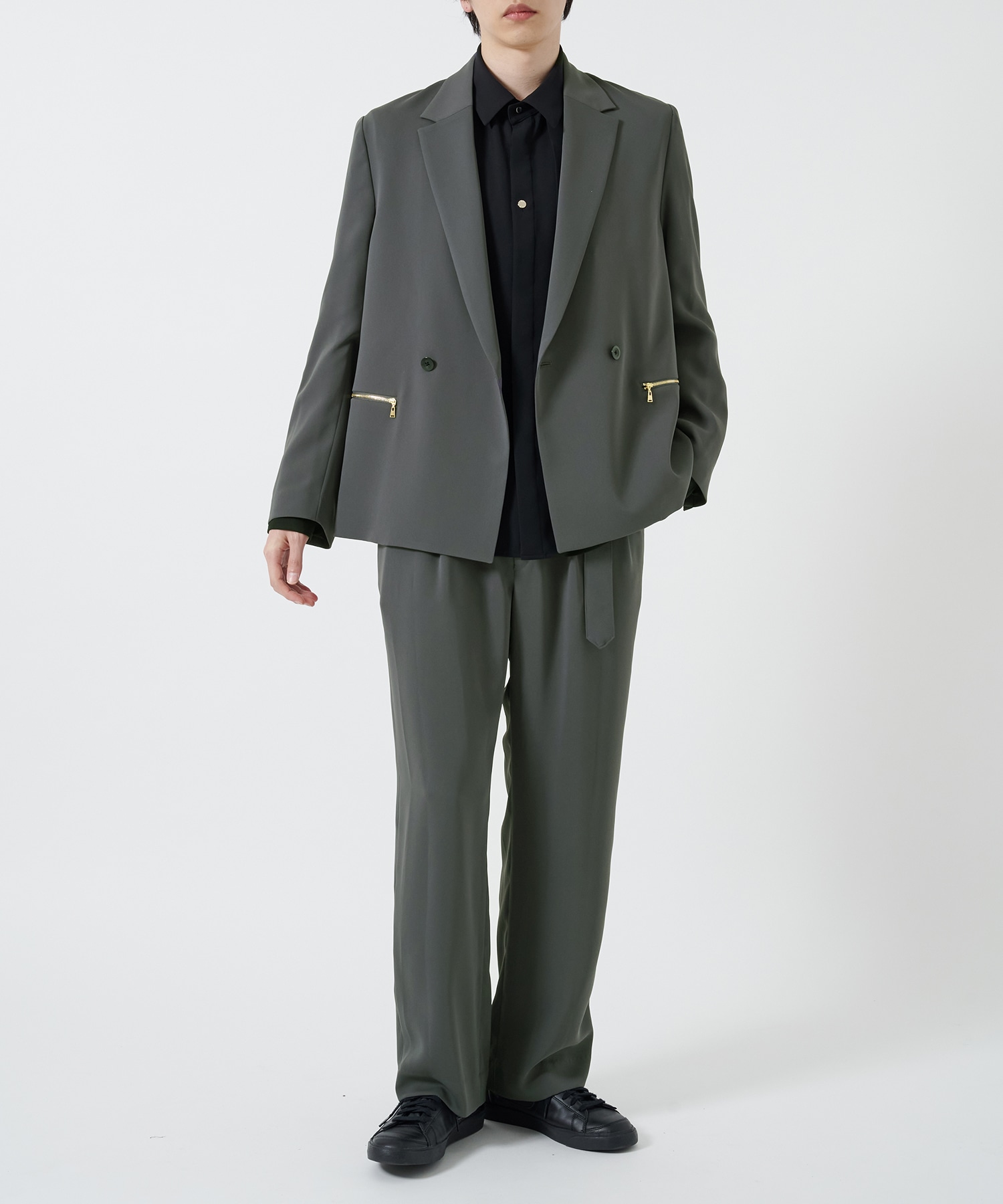 〈別注〉BELTED TAPERD PANTS CULLNI