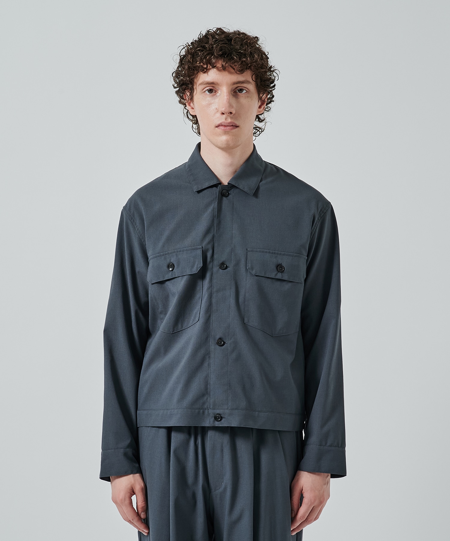 〈別注〉W POCKET SHIRT JACKET MARKAWARE/marka