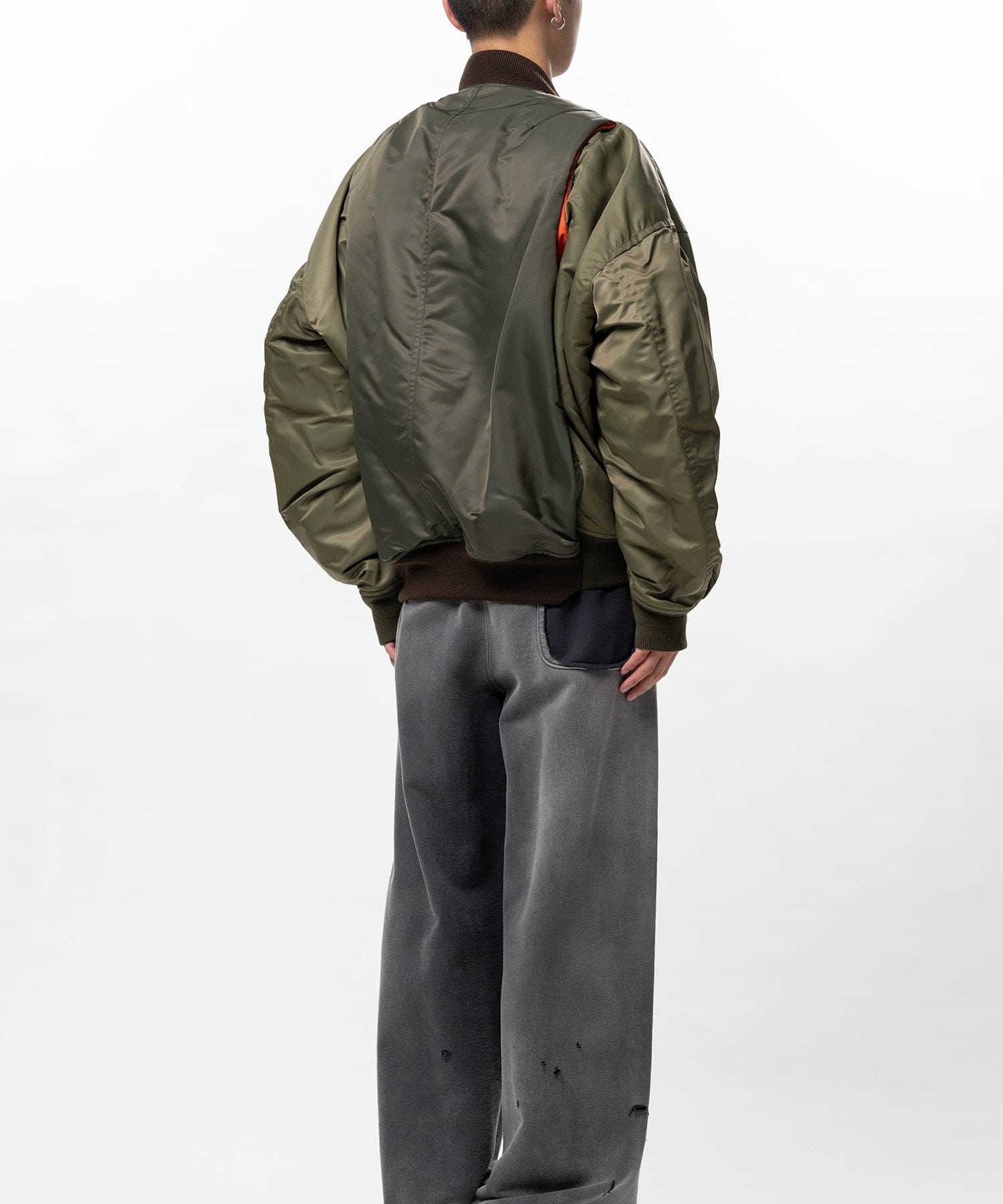 BACK VEST BOMBER JACKET Maison MIHARA YASUHIRO