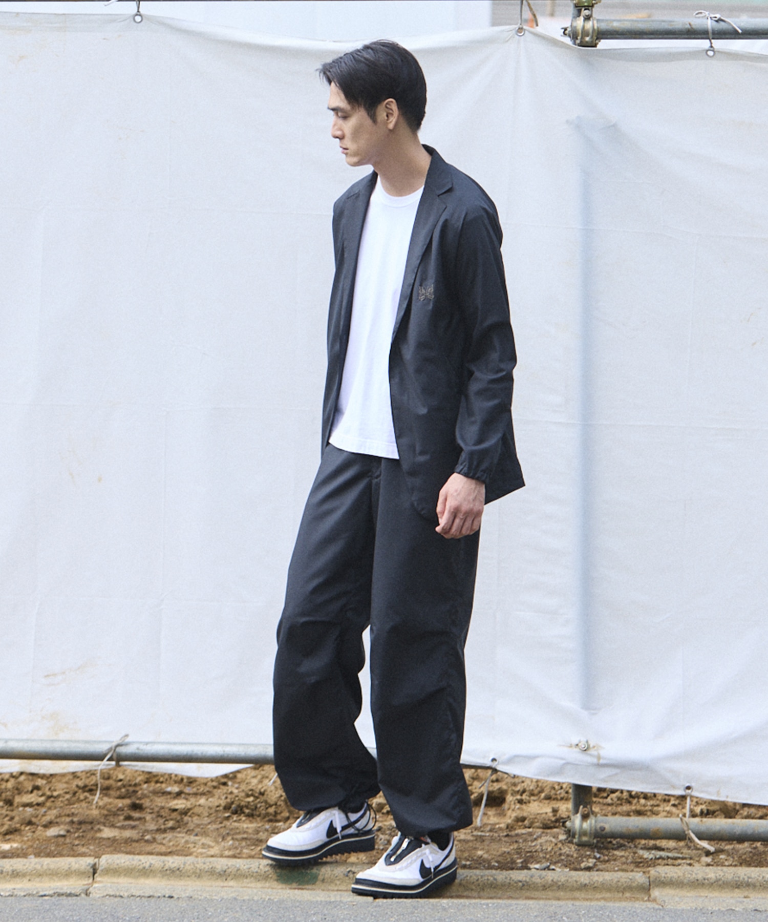 〈別注〉Miles Jacket - Poly Brushed Taffeta NEEDLES