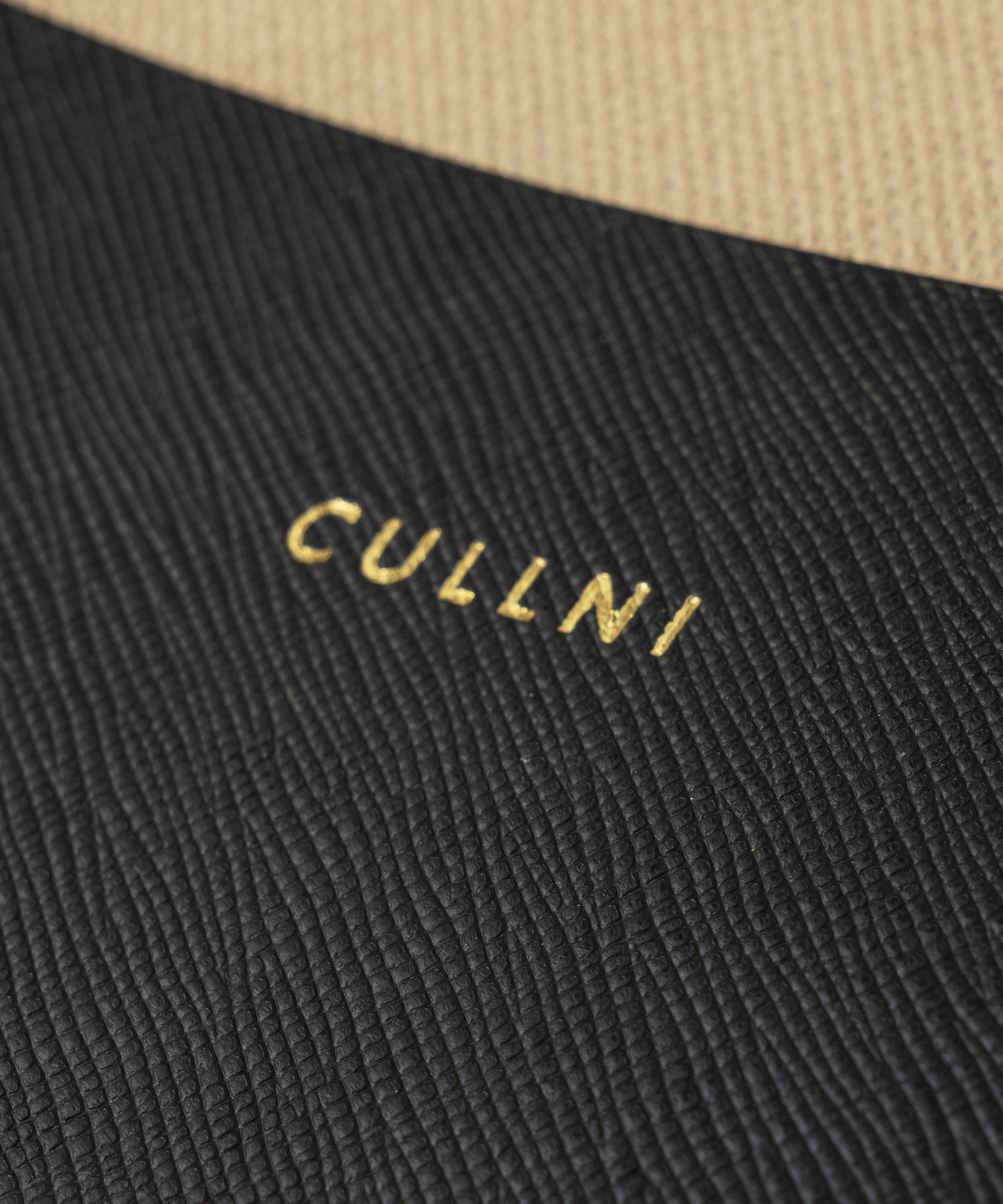 Leather Pocket Canvas Tote CULLNI