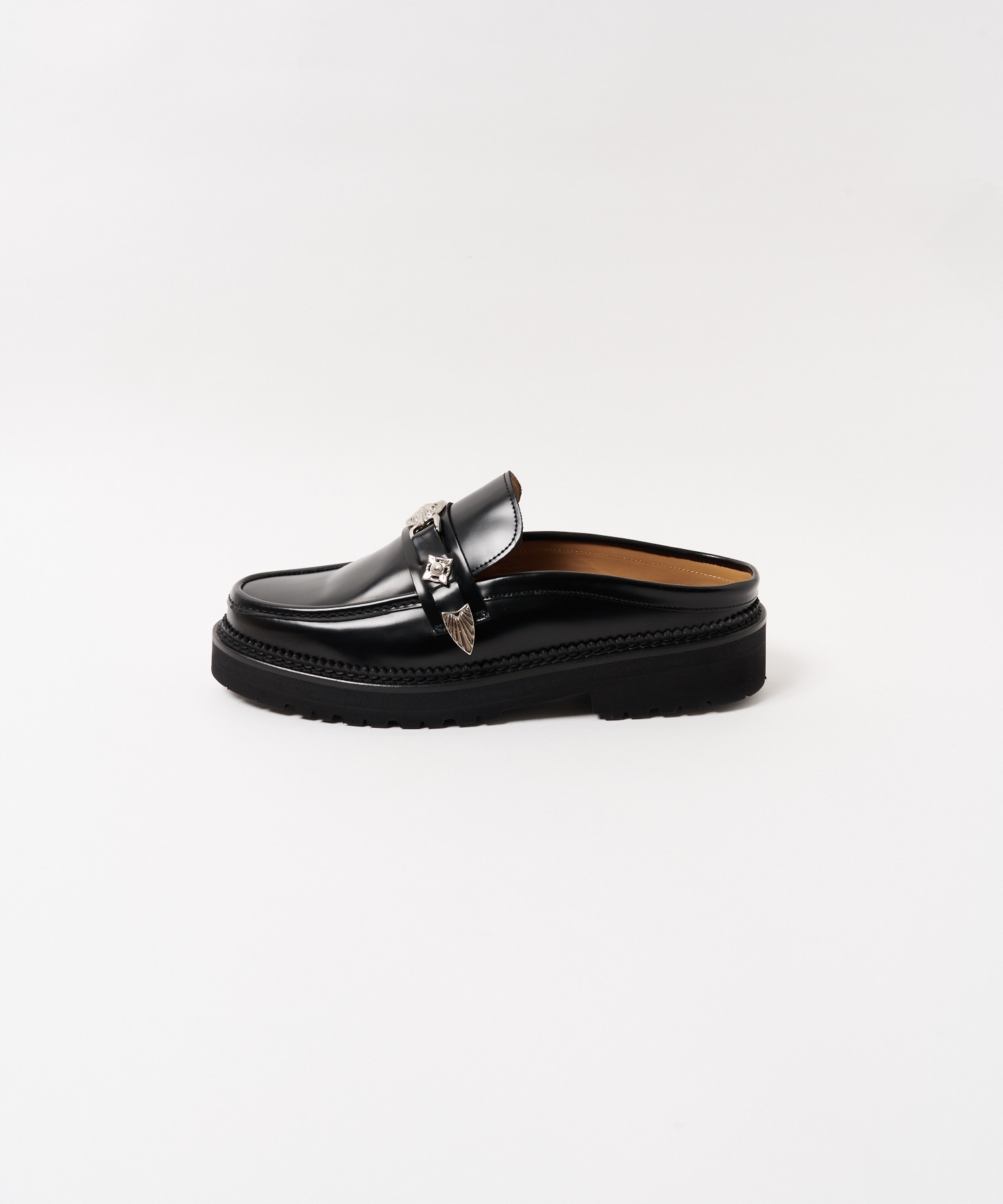 BLACK POLID SHOES TOGA VIRILIS