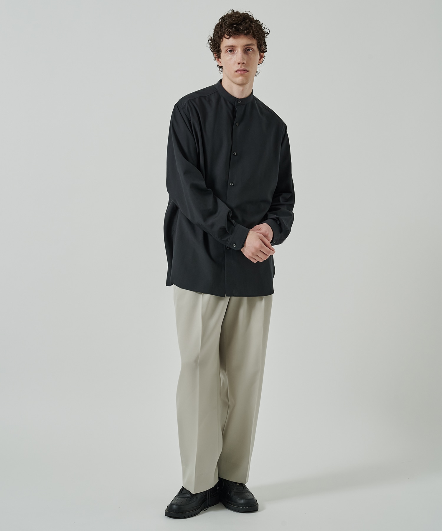 RERACS BAND COLLAR SHIRT THE RERACS