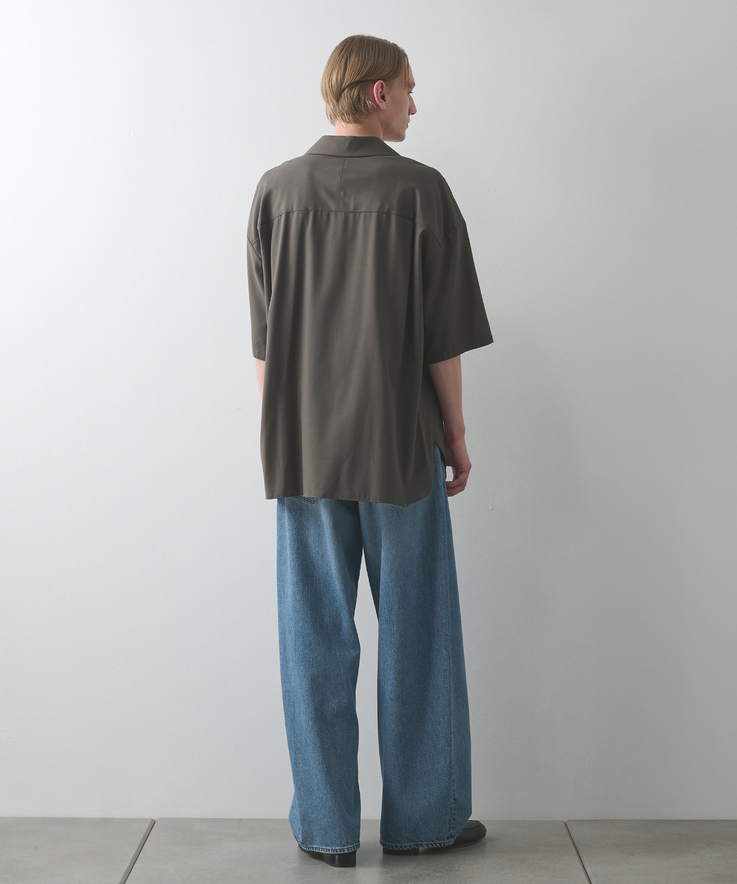 【涼しいウール】COOL WOOL S/S SHIRTS STUDIOUS