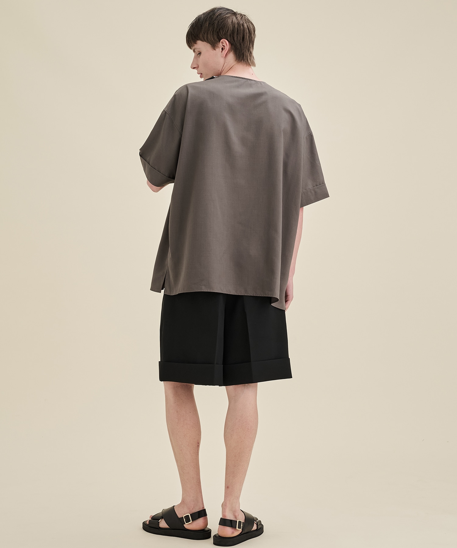 THE SIDE ZIP PULLOVER SHIRT SHORT SLEEVE THE RERACS