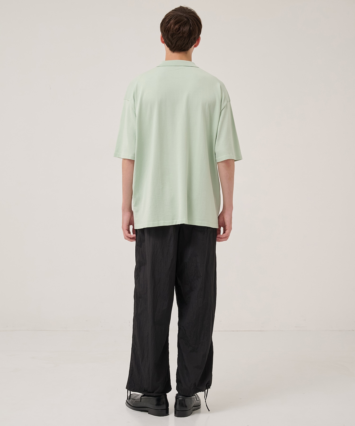 FRESCA KNIT HAIF SLEEVE POLO SWEATER ATON