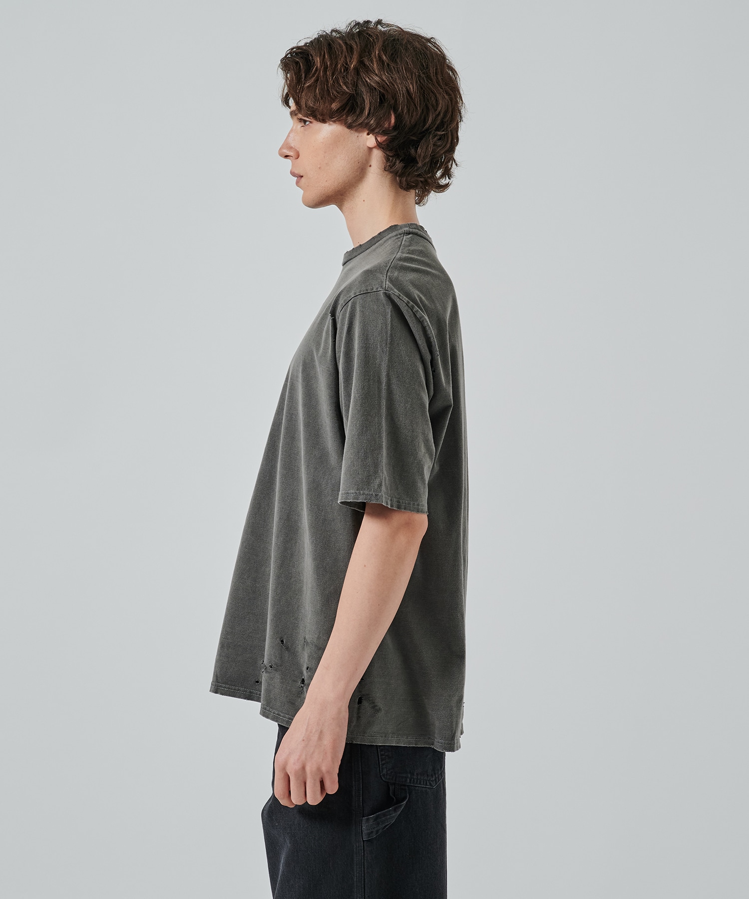 オーガニックコットン2/40 / ダメージTEE MARKAWARE/marka