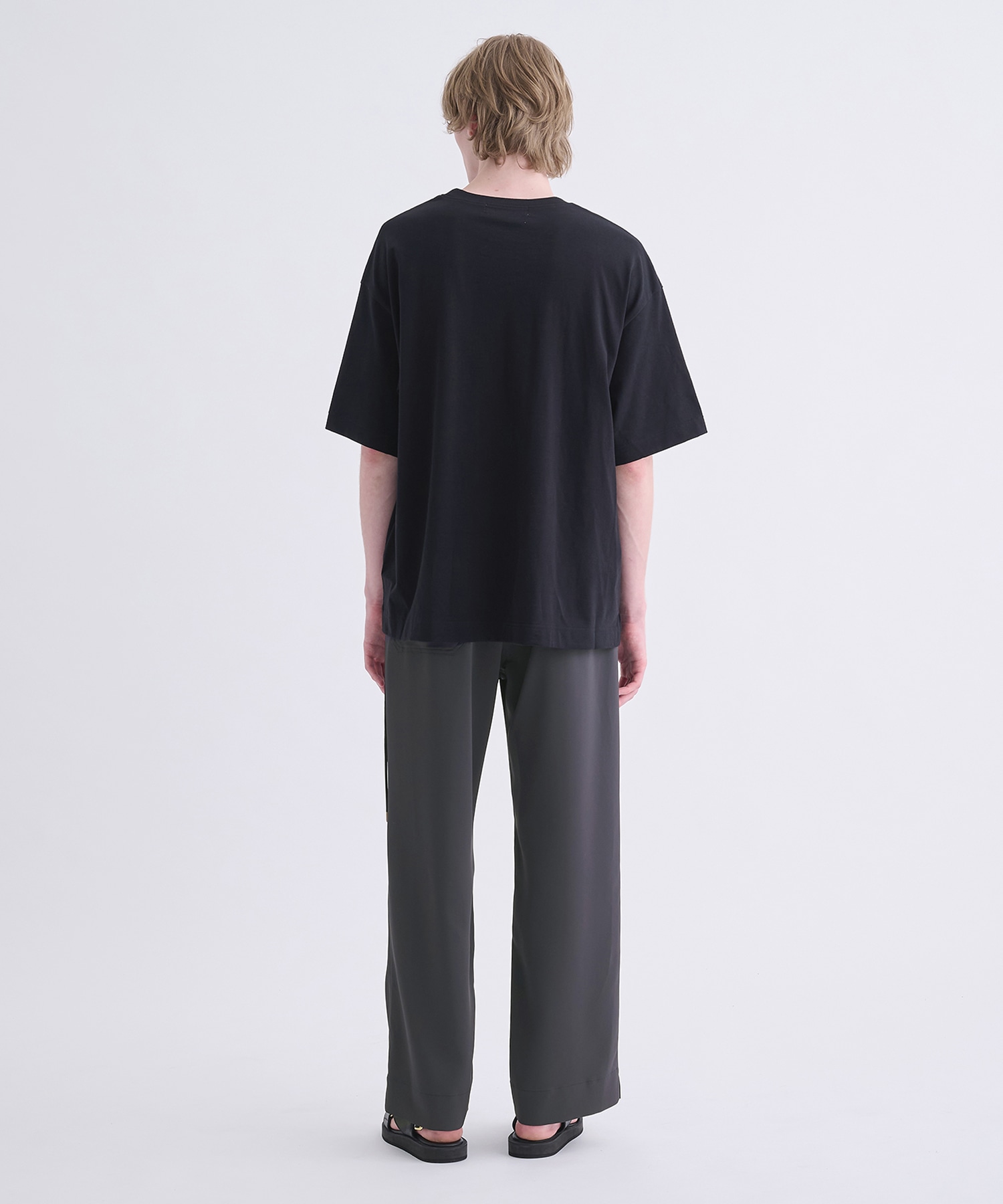 Dry Stretch Twill Side Drawstring Relux Wide Pant CULLNI