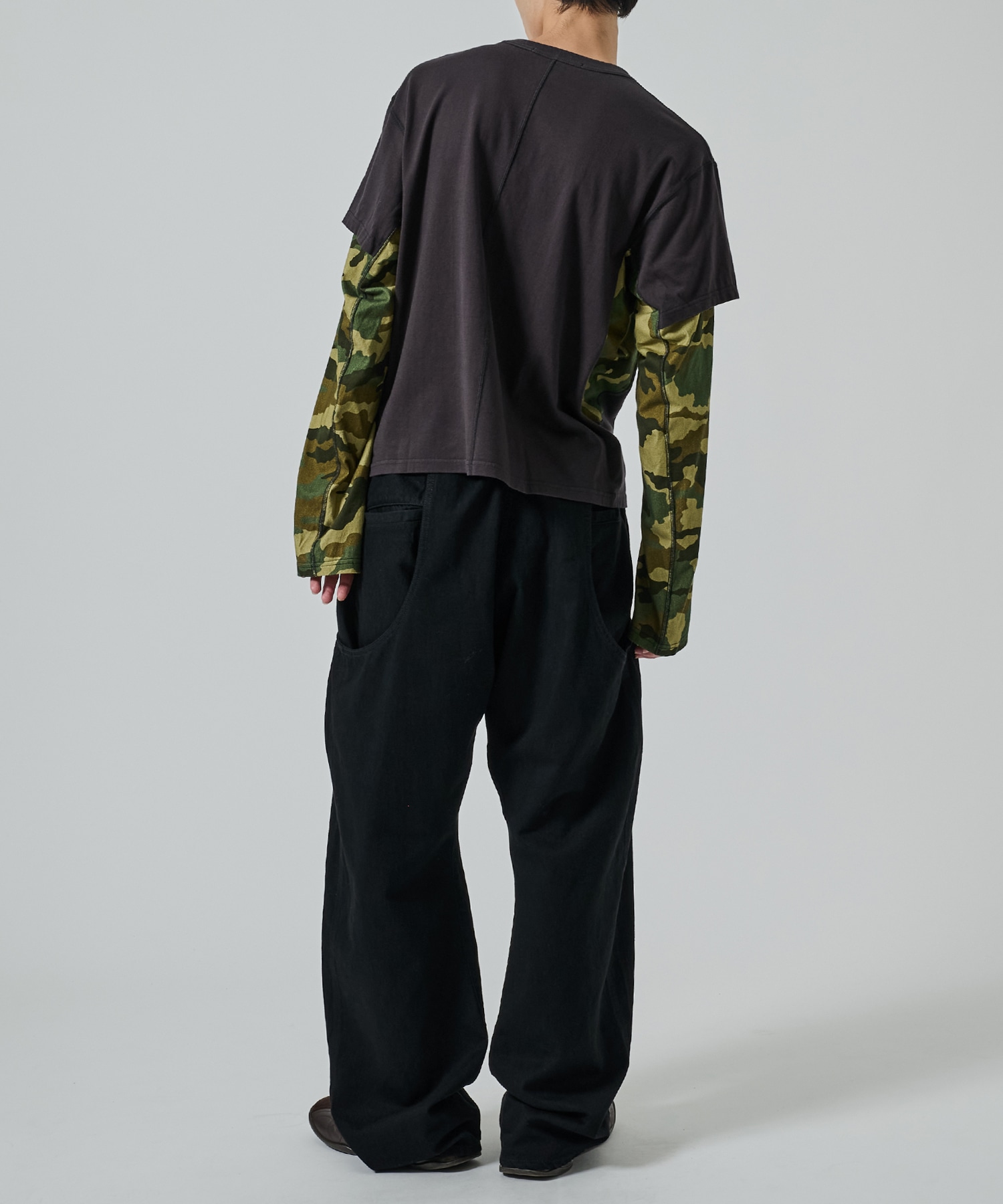 別注 CURVED LEG UTILITY TROUSERS NVRFRGT