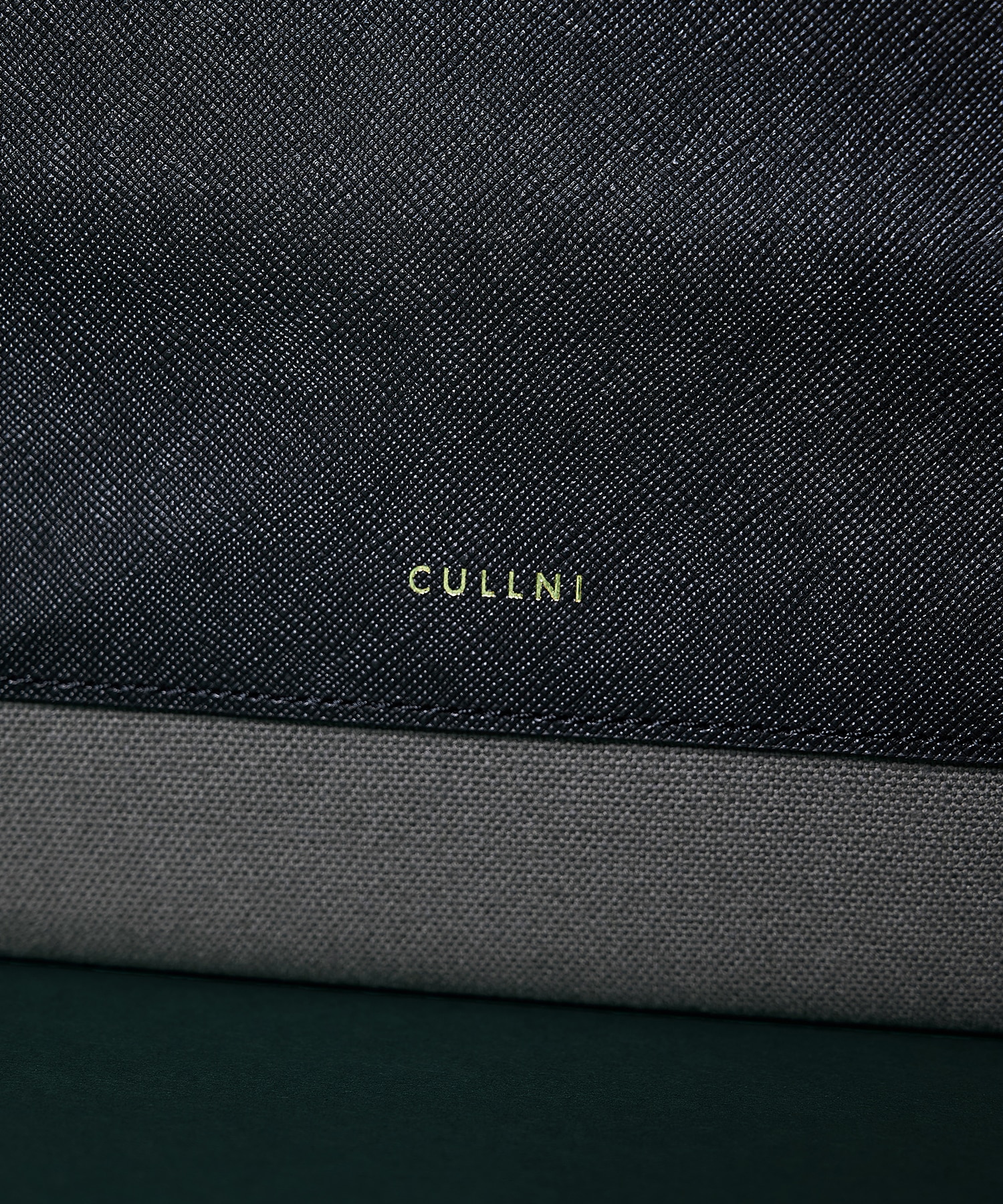 別注Leather Pocket Canvas Eco Tote CULLNI