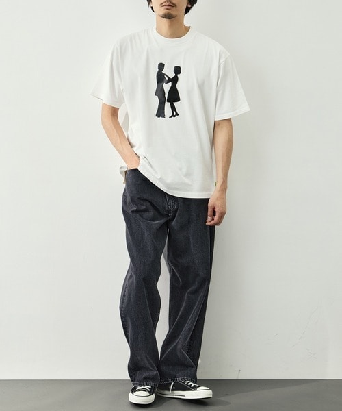 TOMOO GOKITA -  SILHOUETTE ROMANCE  S/S TEE loosejoints