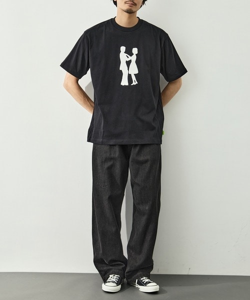 TOMOO GOKITA -  SILHOUETTE ROMANCE  S/S TEE loosejoints