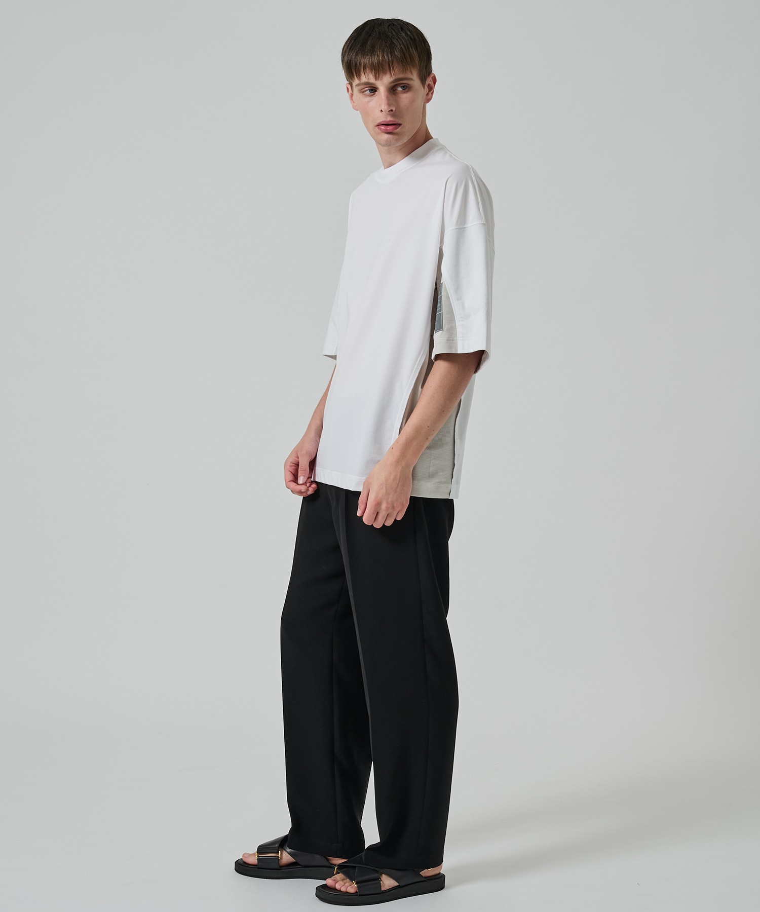 〈別注〉メッシュ切り替えミルスペックTEE N.HOOLYWOOD