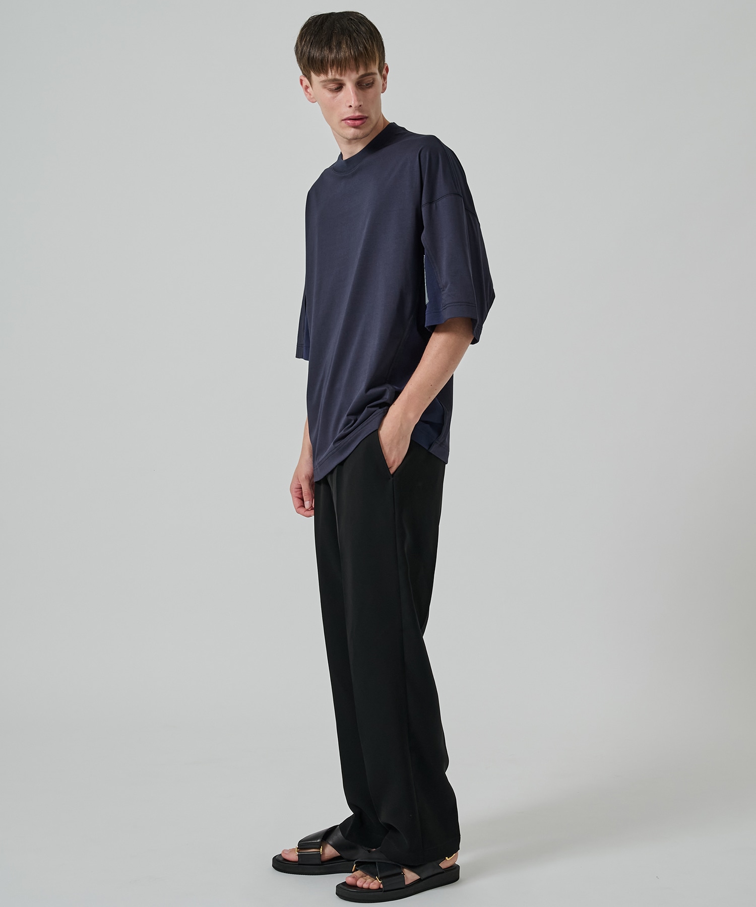 〈別注〉メッシュ切り替えミルスペックTEE N.HOOLYWOOD
