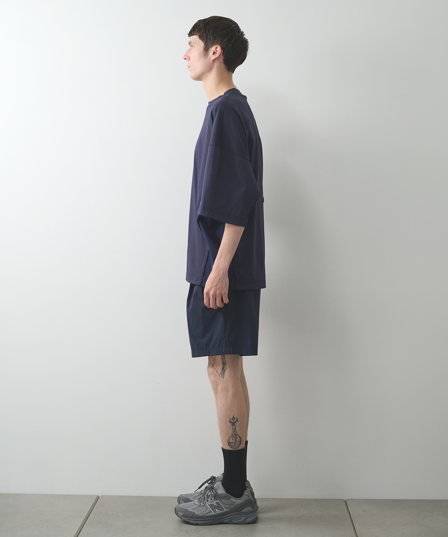 〈別注〉メッシュ切り替えミルスペックTEE N.HOOLYWOOD