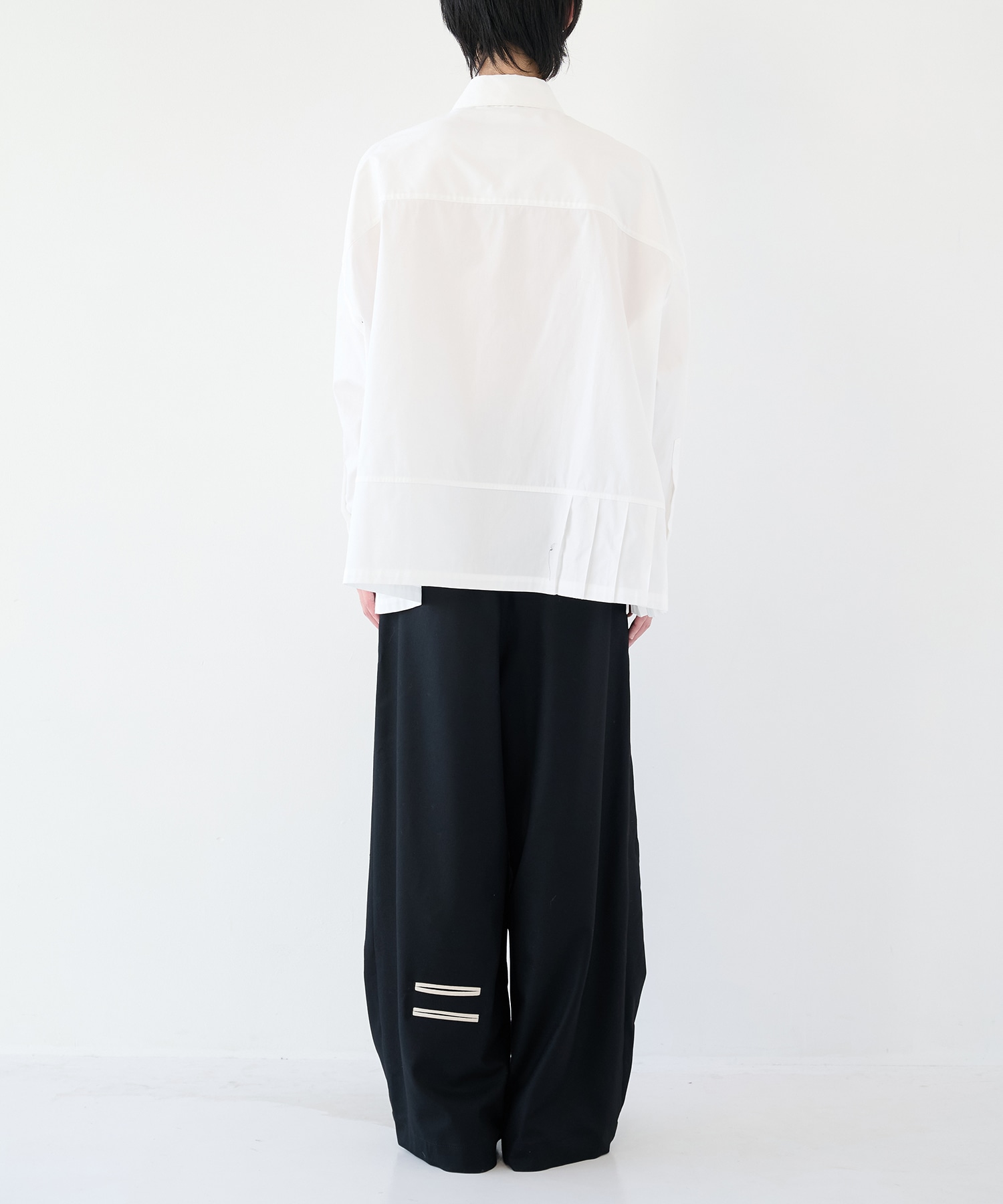 アシンメトリービッグシャツ SHAREEF