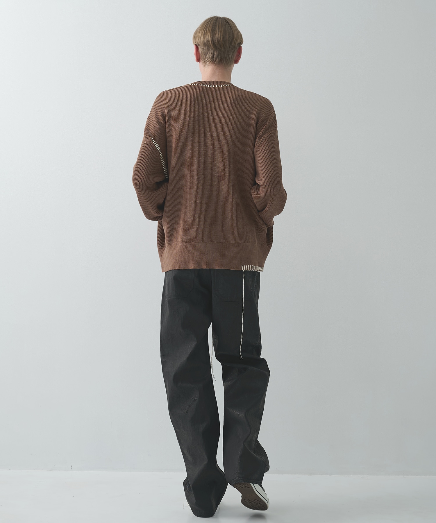 別注OFFICE CREW CARDIGAN OUAT
