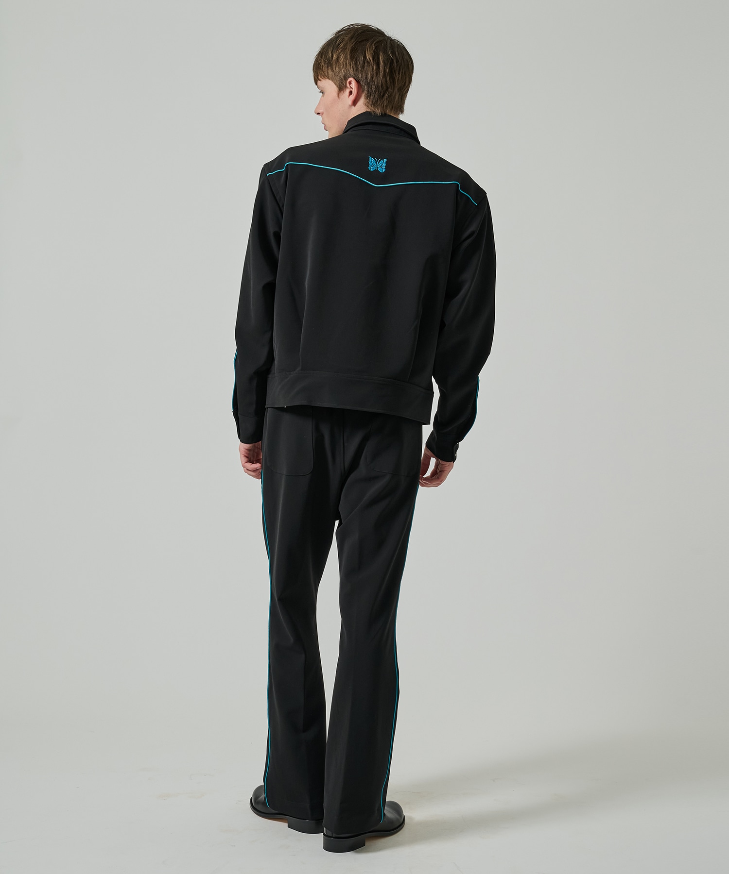 Piping Cowboy Pant - Poly Double Cloth NEEDLES