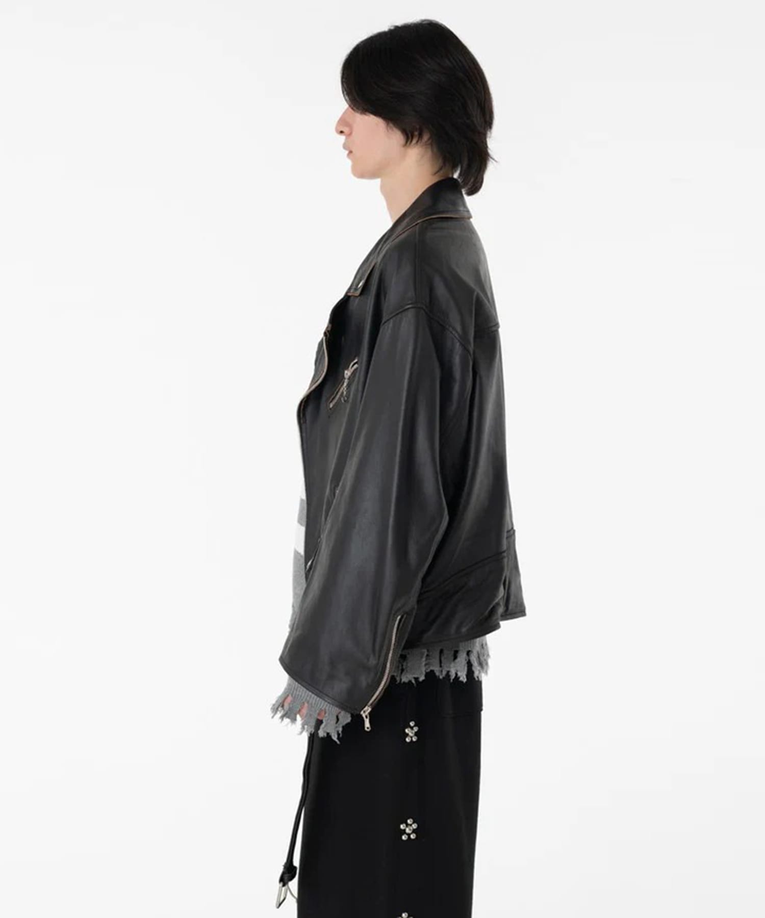 LEATHER W RIDERS BLOUSON DISCOVERED
