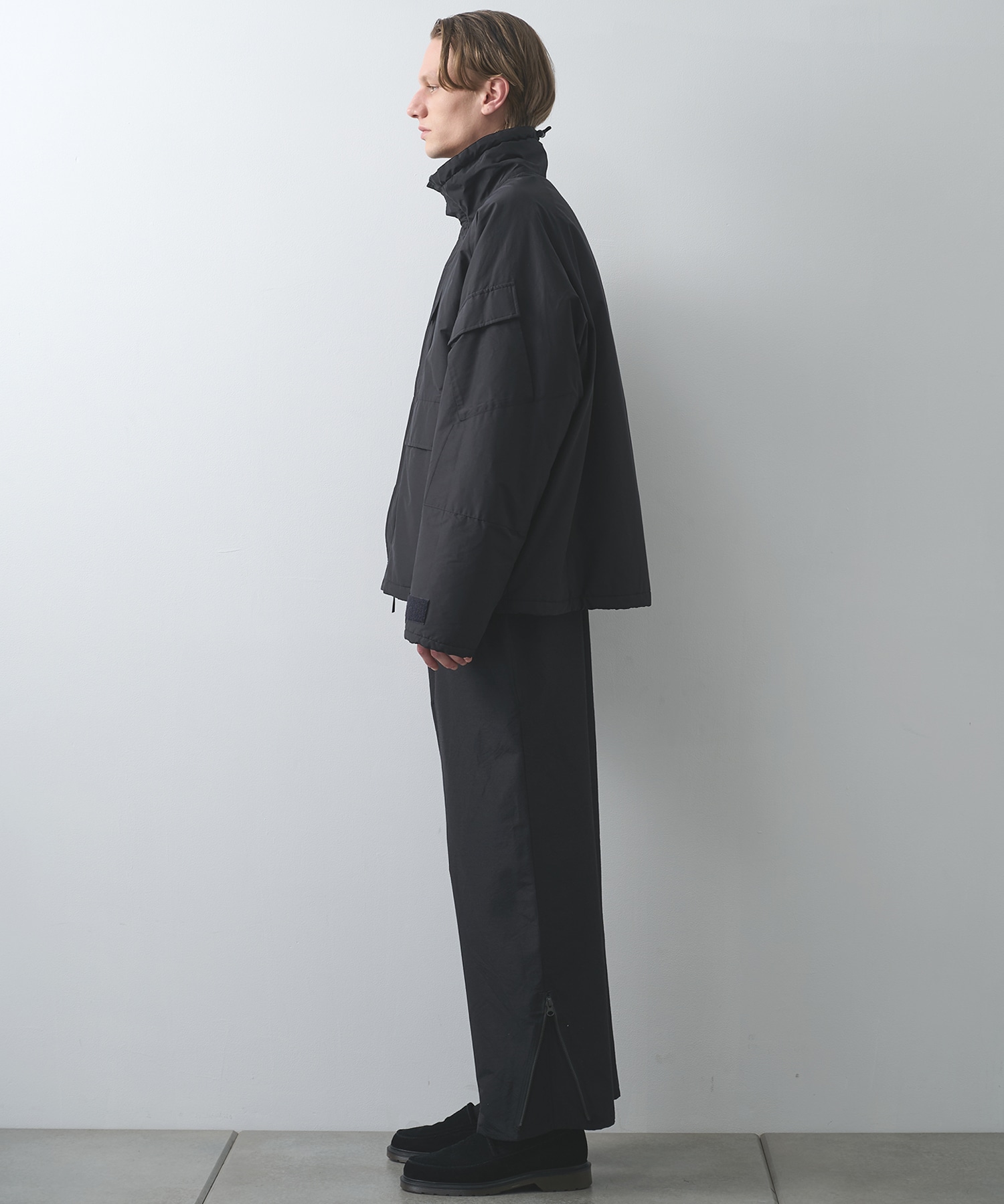 オーガニックコットンブラタクシルク高密度タイプライター / パフドECWCSジャケット MARKAWARE/marka
