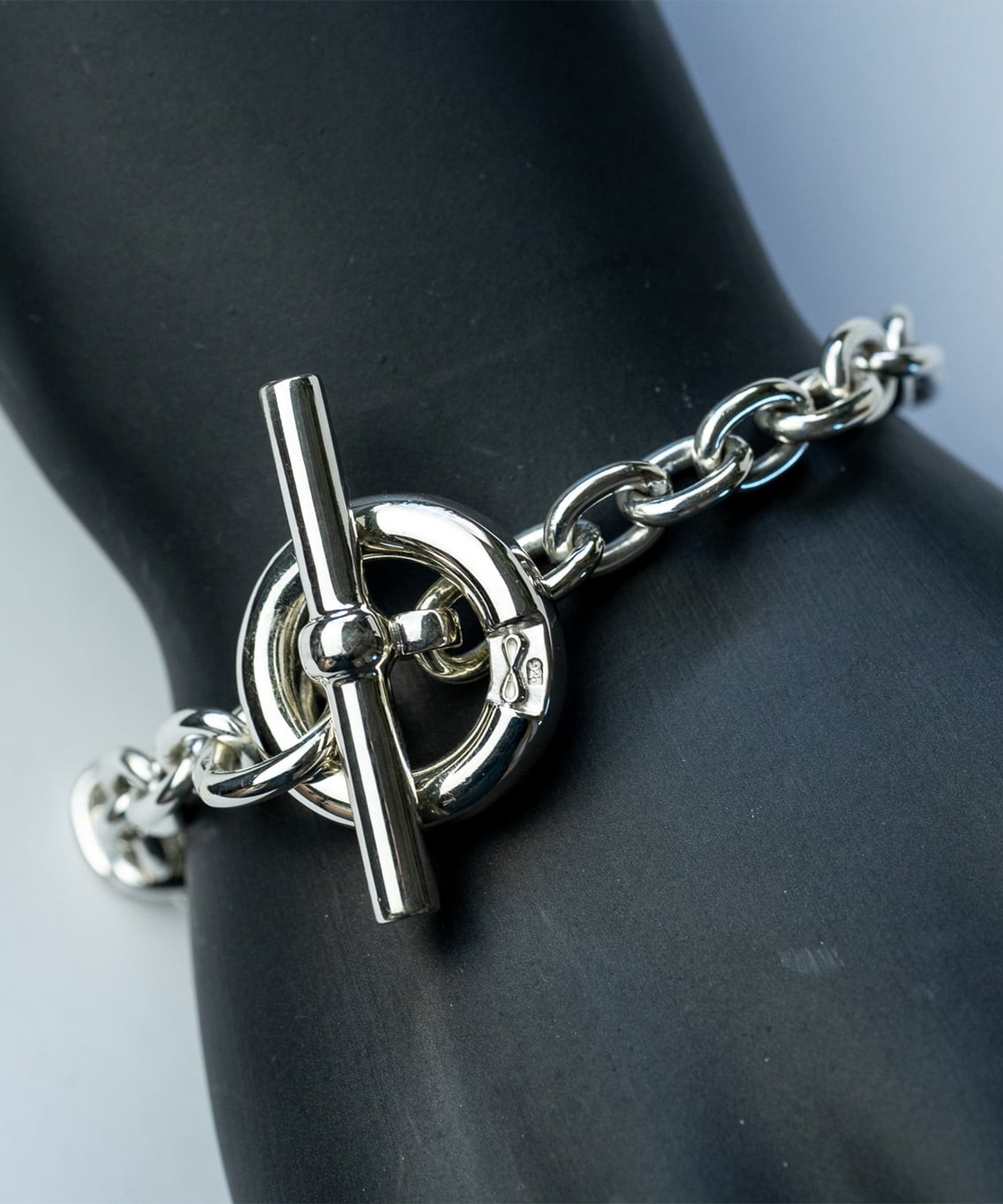 BN-037 Hook connect mebiusu Bracelet (small) WAKAN SILVER SMITH