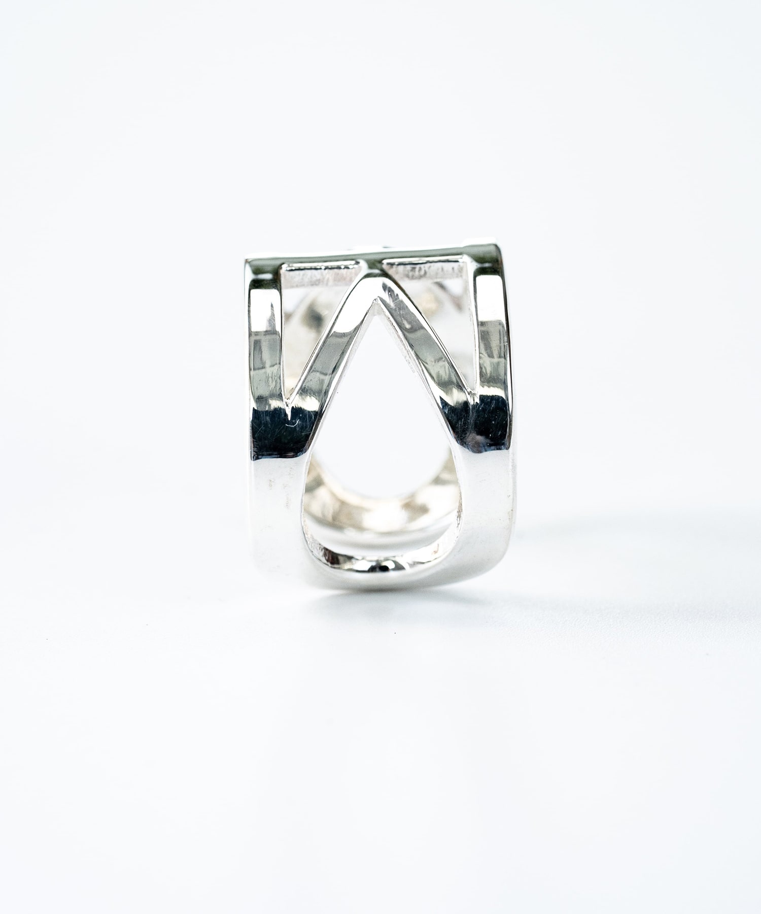 R-054 See through Mobius ring WAKAN SILVER SMITH