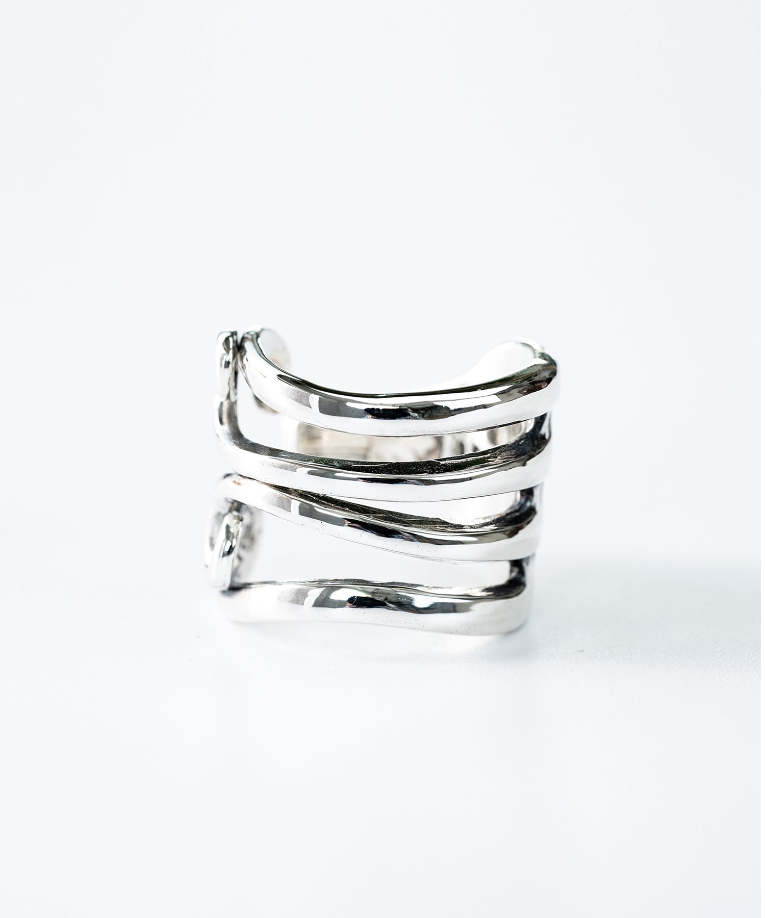 R-056 Antique fork ring WAKAN SILVER SMITH