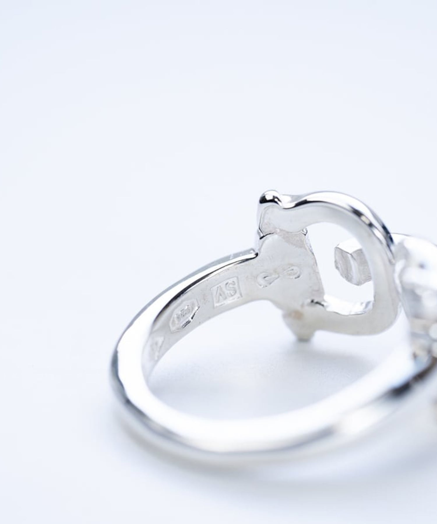 R-086 Horse bit ring WAKAN SILVER SMITH