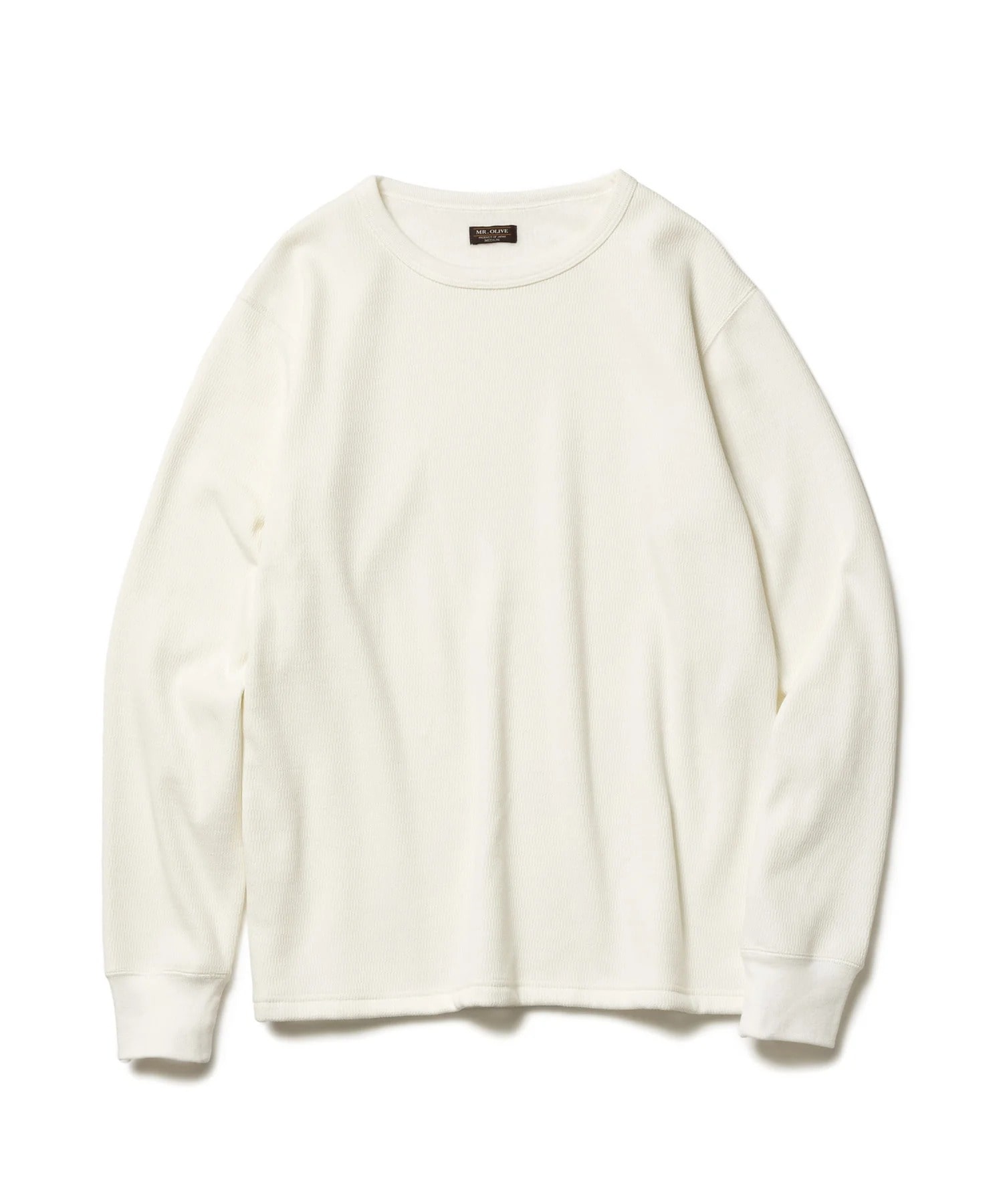 HEAT THERMAL /INNER CREW NECK SHIRT MR.OLIVE