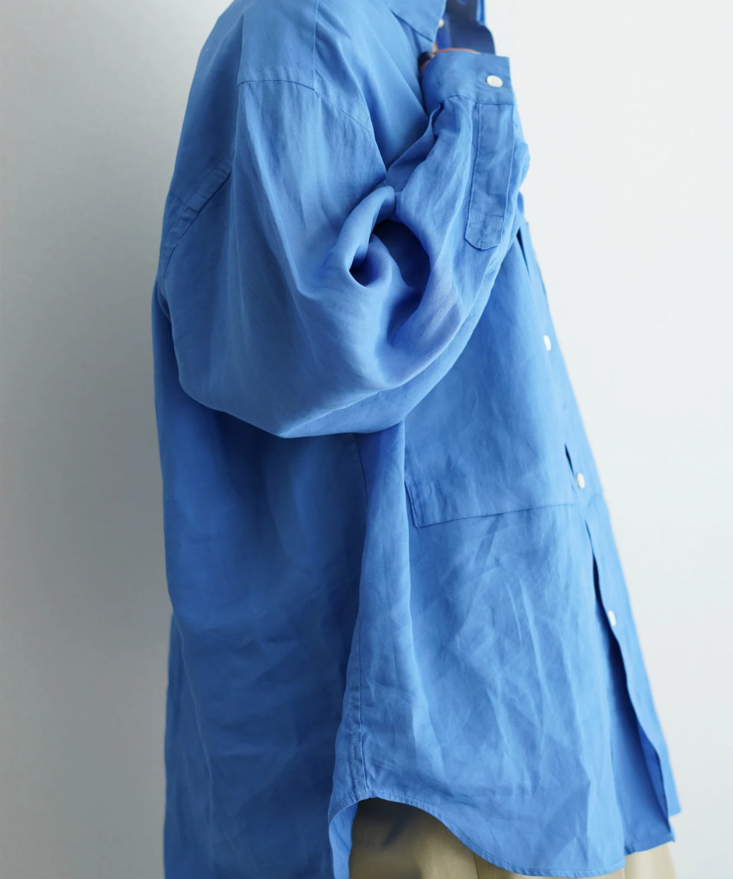 Garment-dye over shirt STILL BY HAND