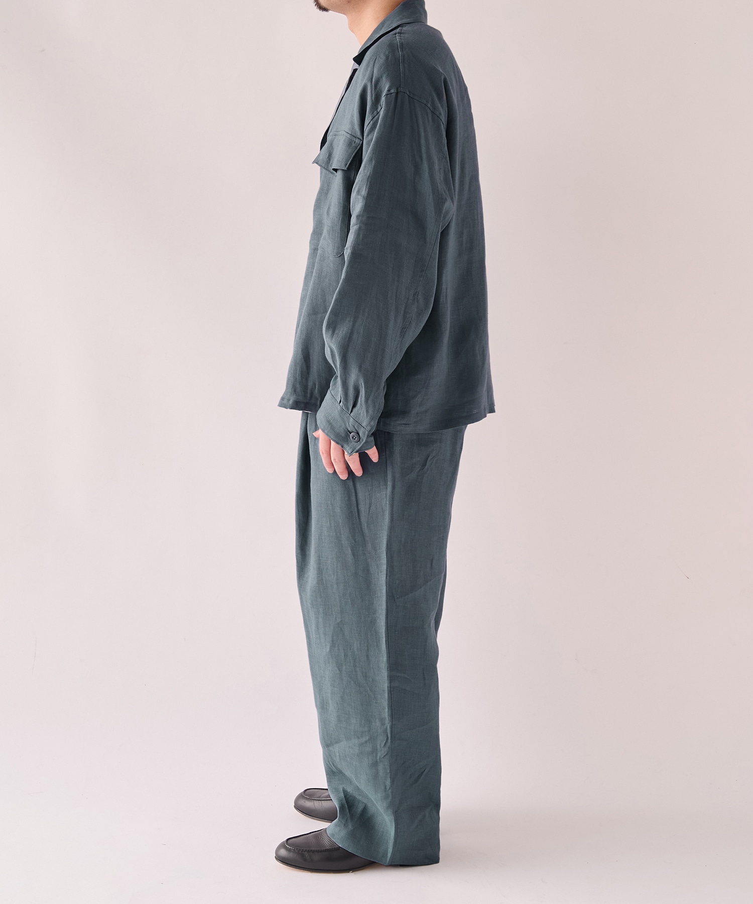 別注 LINEN TROPICAL FATIGUE SHIRT MARKAWARE/marka