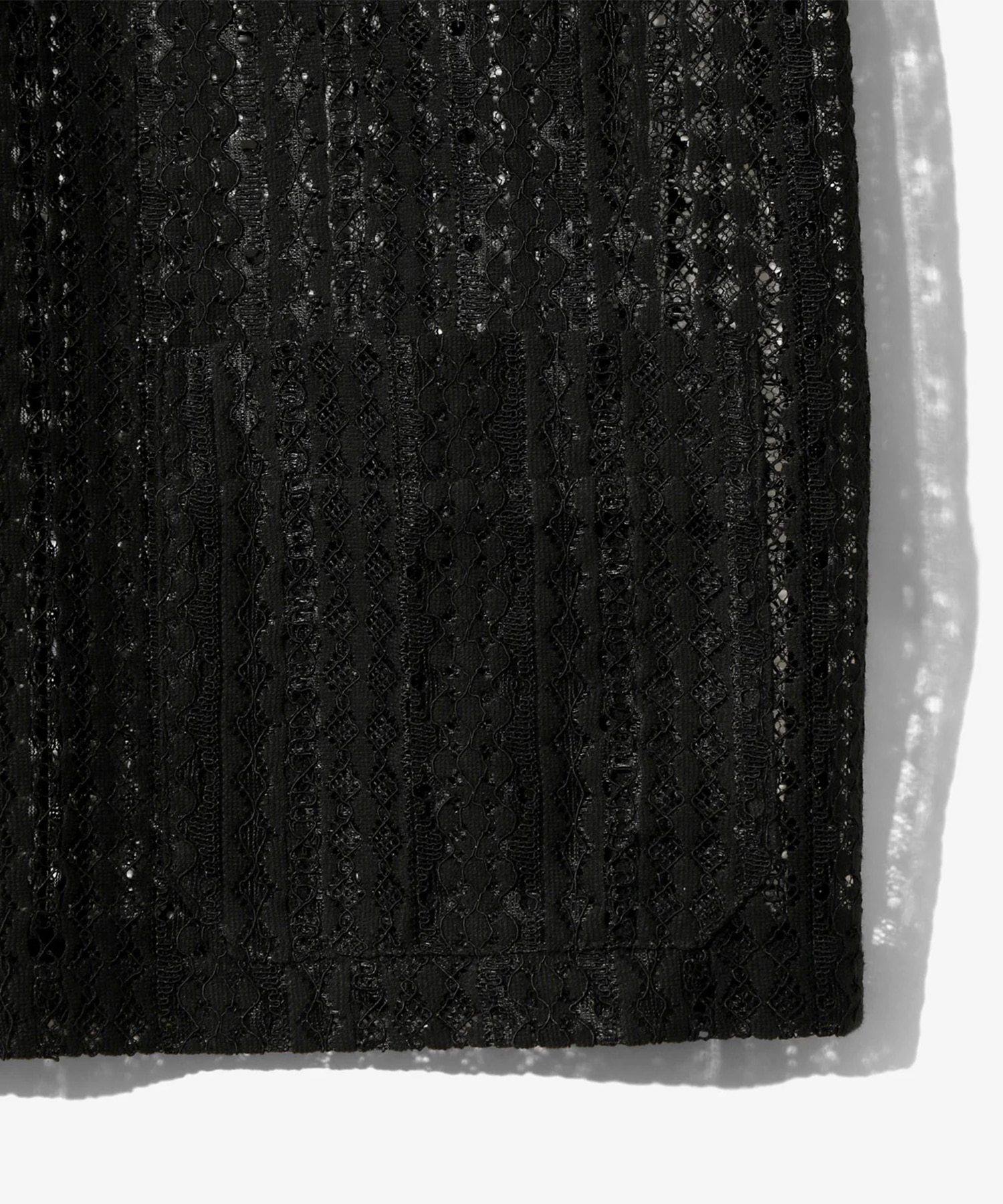 S/S Widespread Collar Shirt - Raschel Lace NEEDLES
