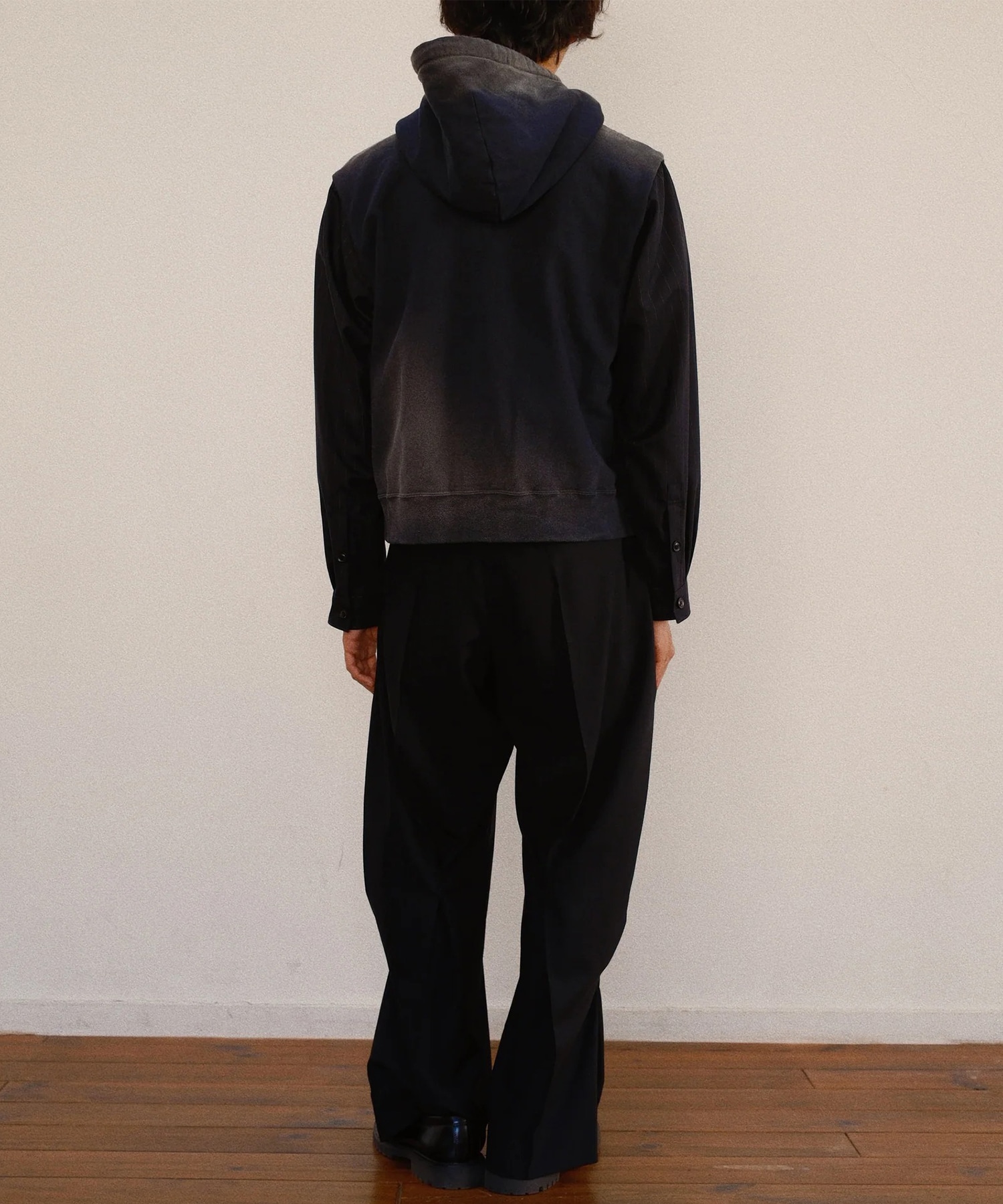 Combination Zip Hoodie KHOKI