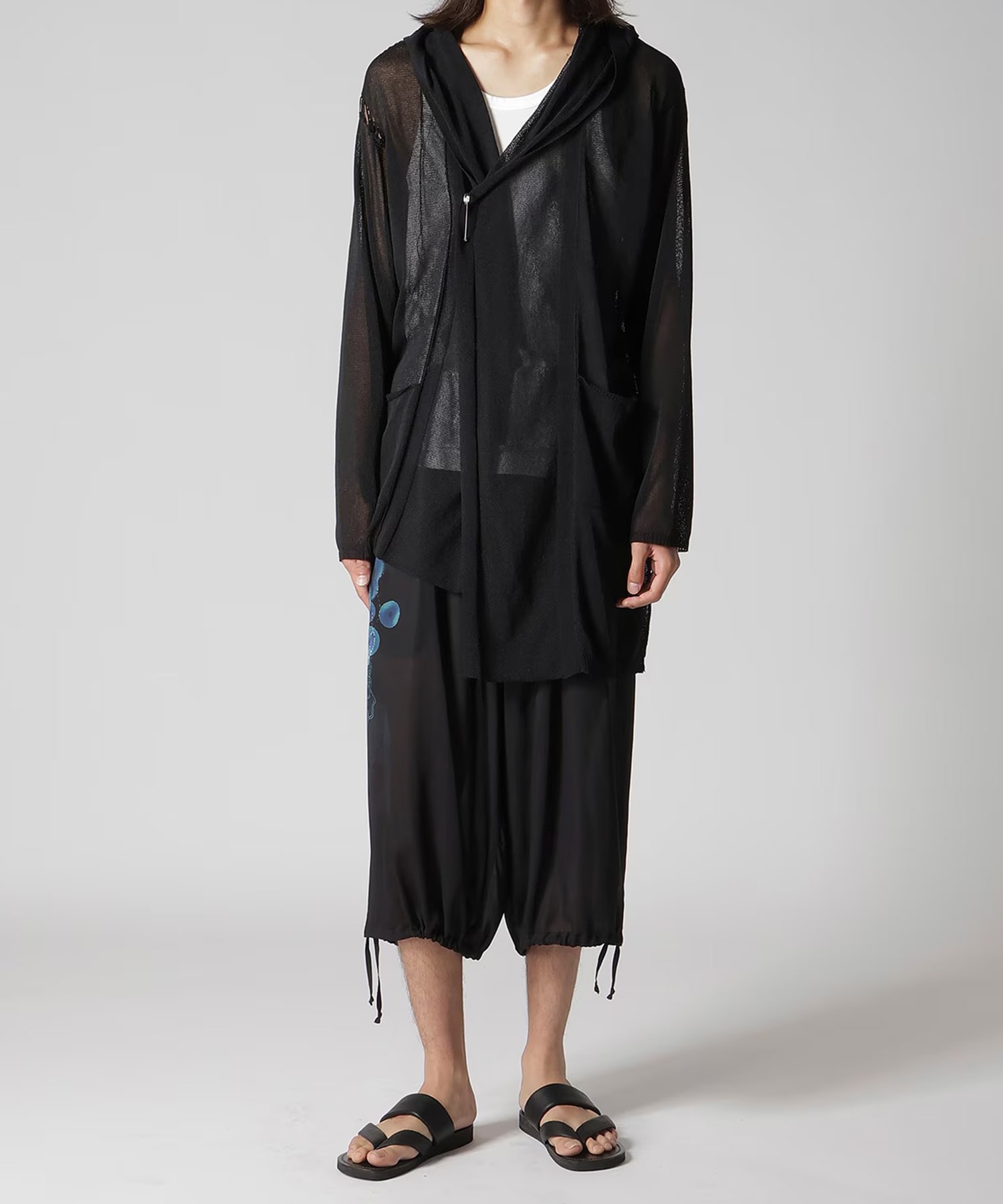 HK-K82-988 EMBROIDERY HOODED CD Yohji Yamamoto