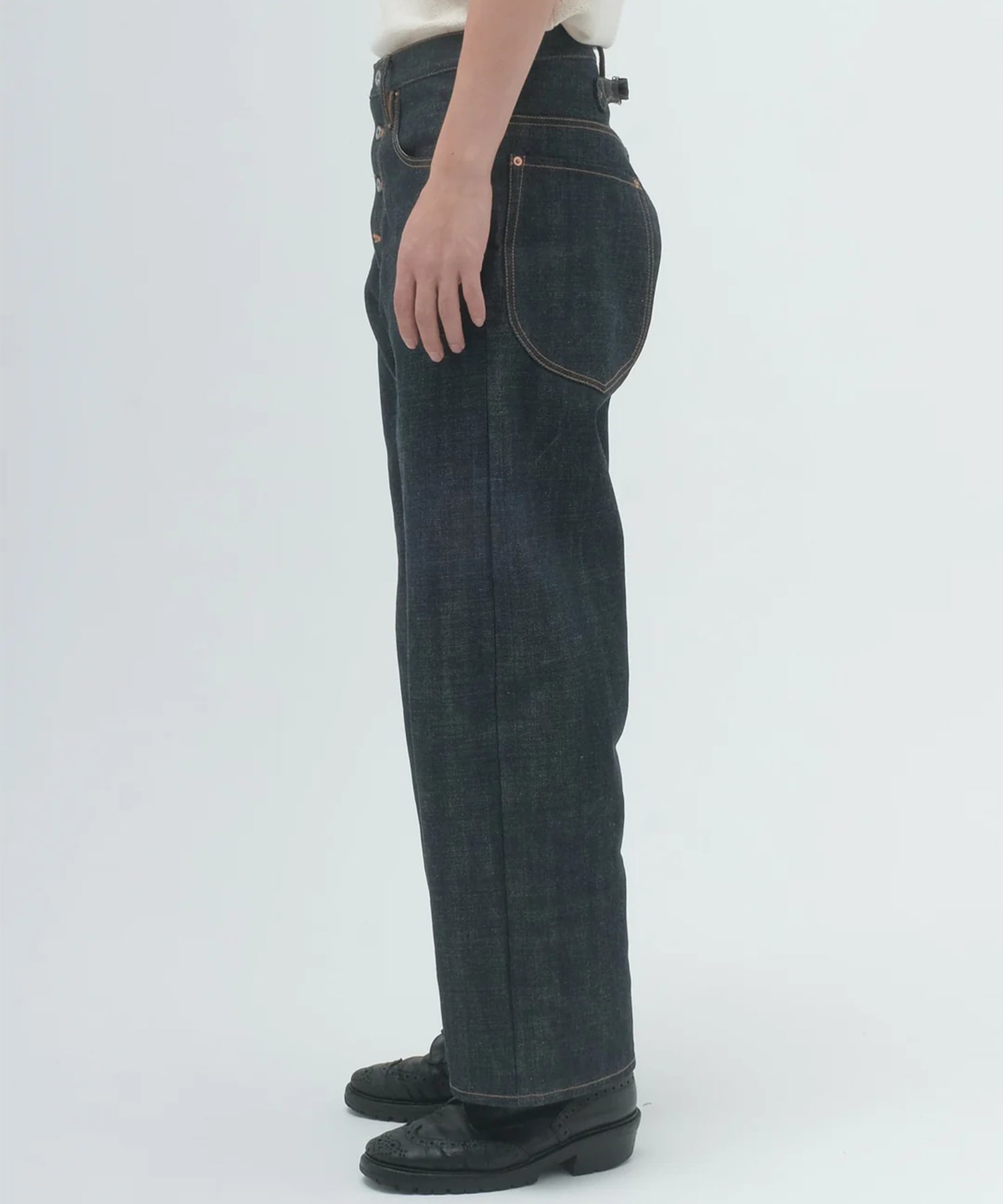 CLASSIC DENIM PANTS WIDE SUGARHILL