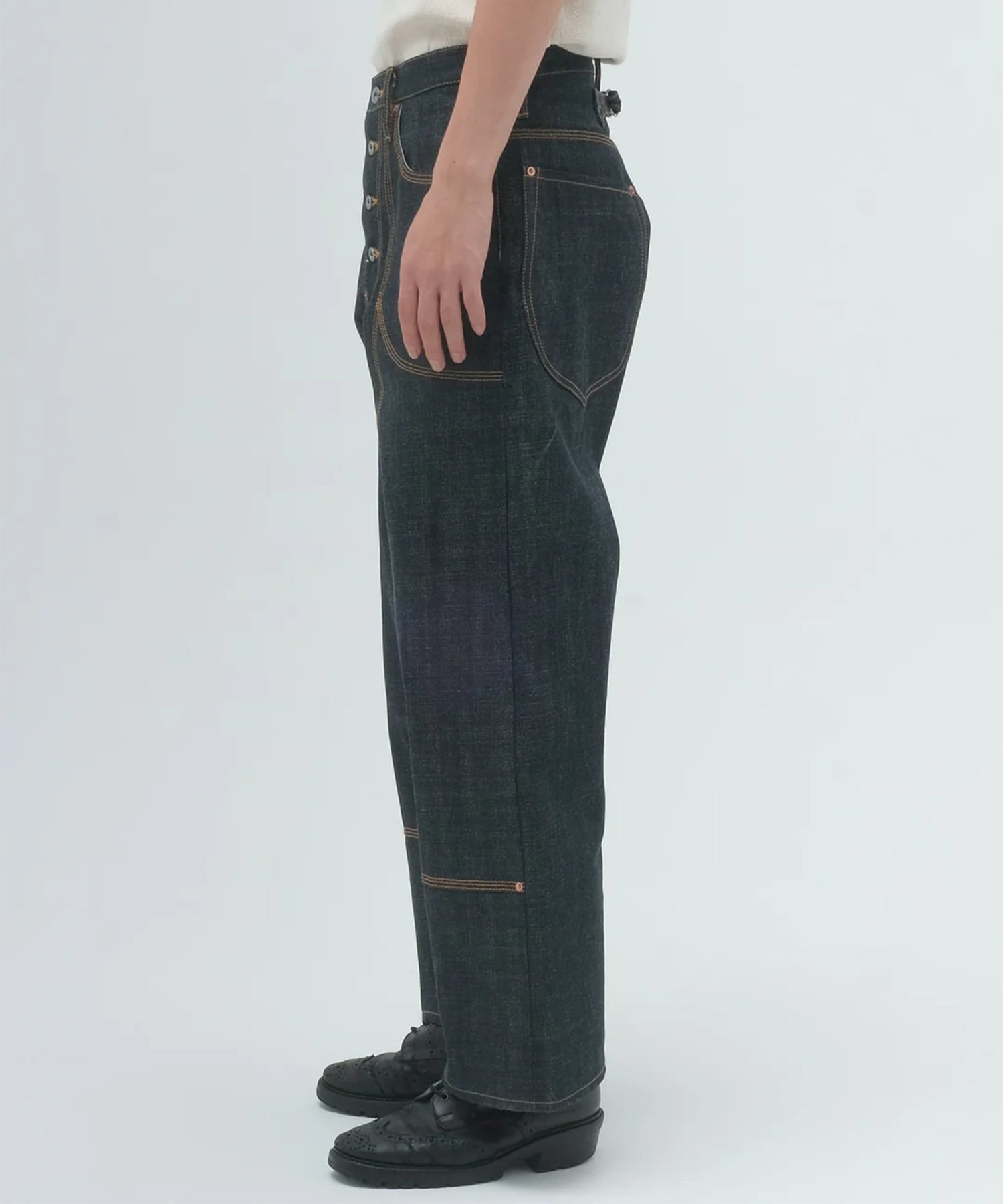 CLASSIC DENIM PANTS DOUBLE KNEE SUGARHILL