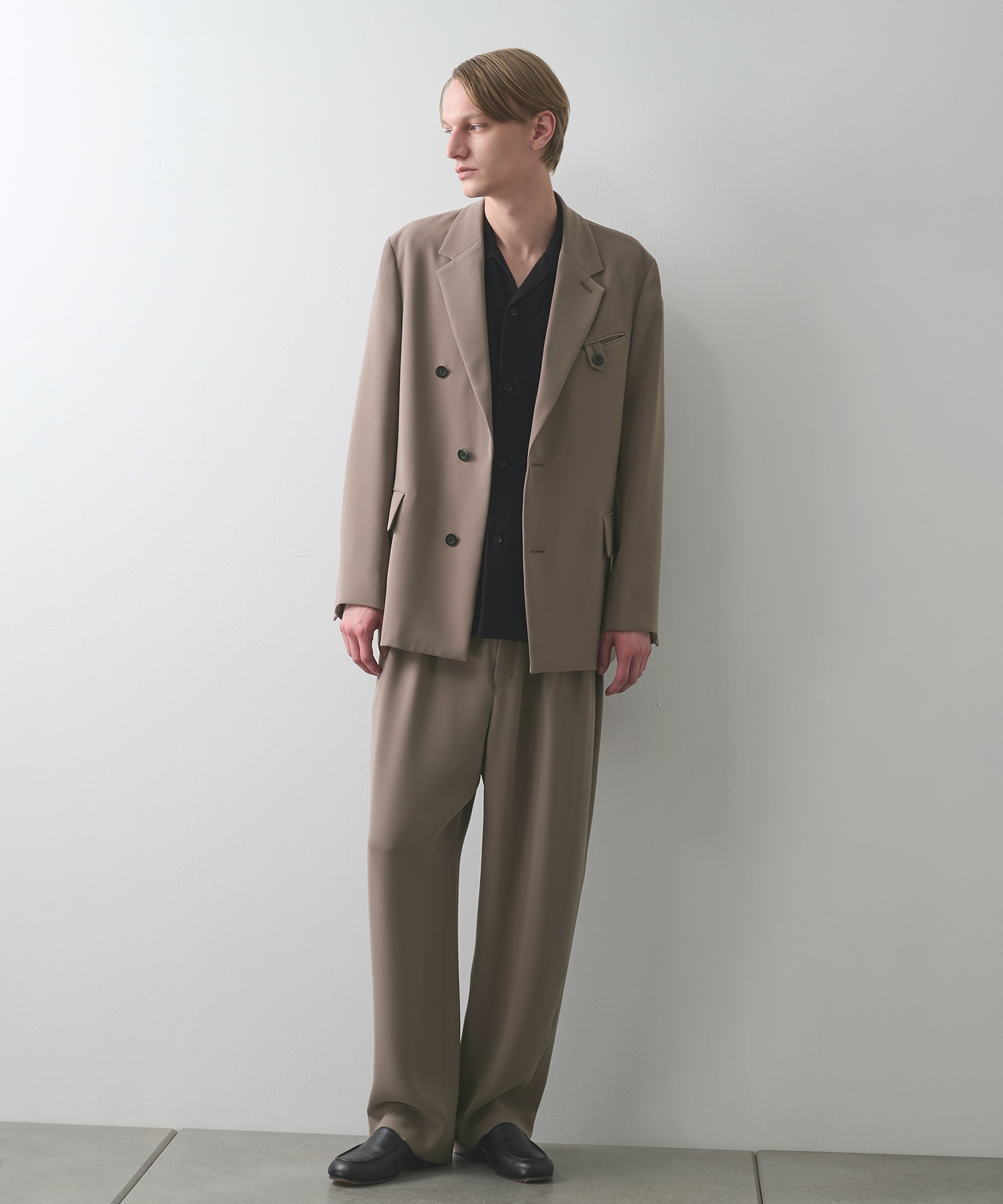 Dry Double Cloth 3Tuck Semi Wide Pant CULLNI