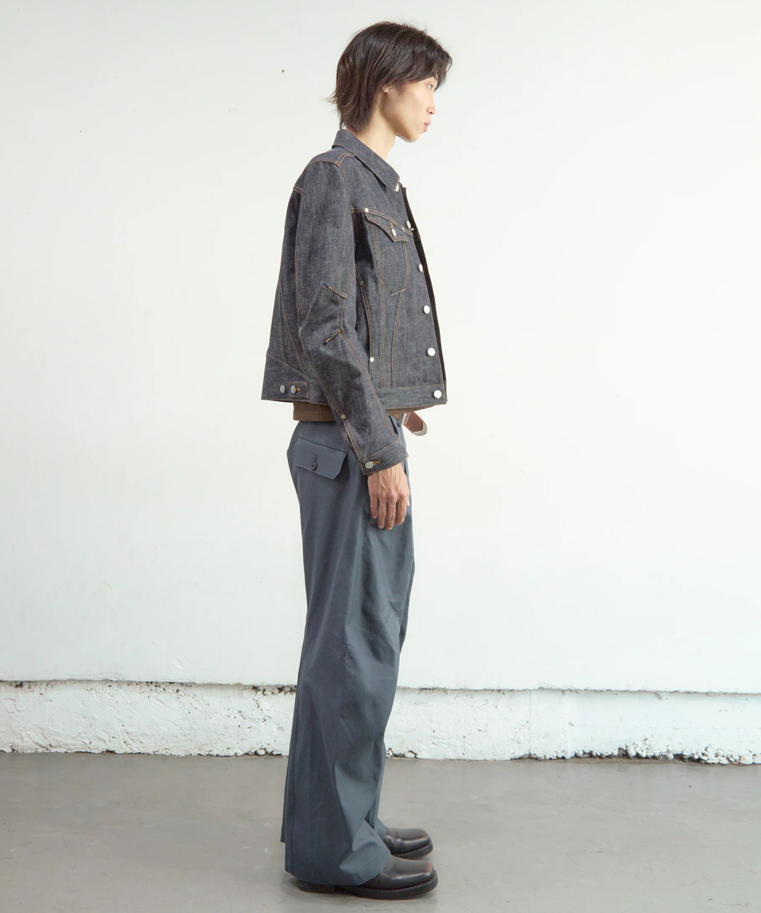 DENIM TRUCKER JACKET NVRFRGT