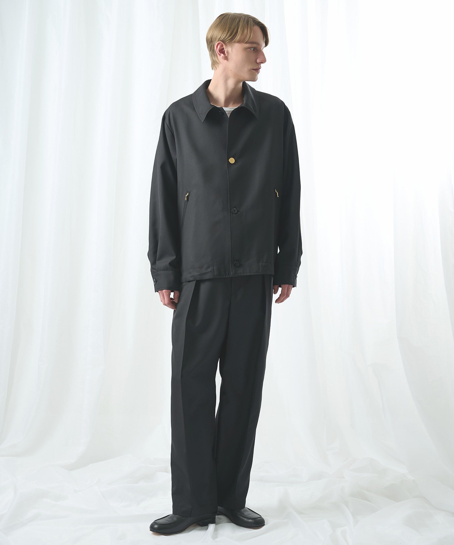 別注 Gabardine Coach Jacket CULLNI