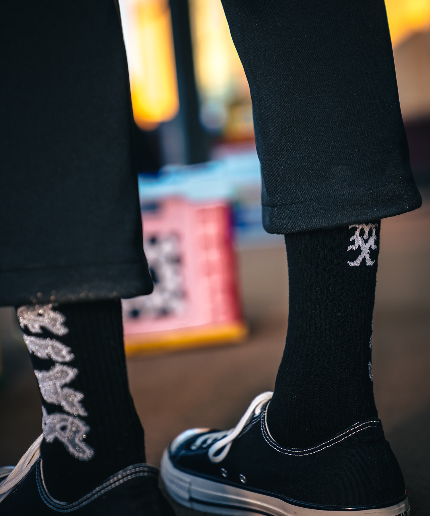 SM-MK8-0000-109/SOCKS/SAINT/BLACK GRAY SAINT M××××××