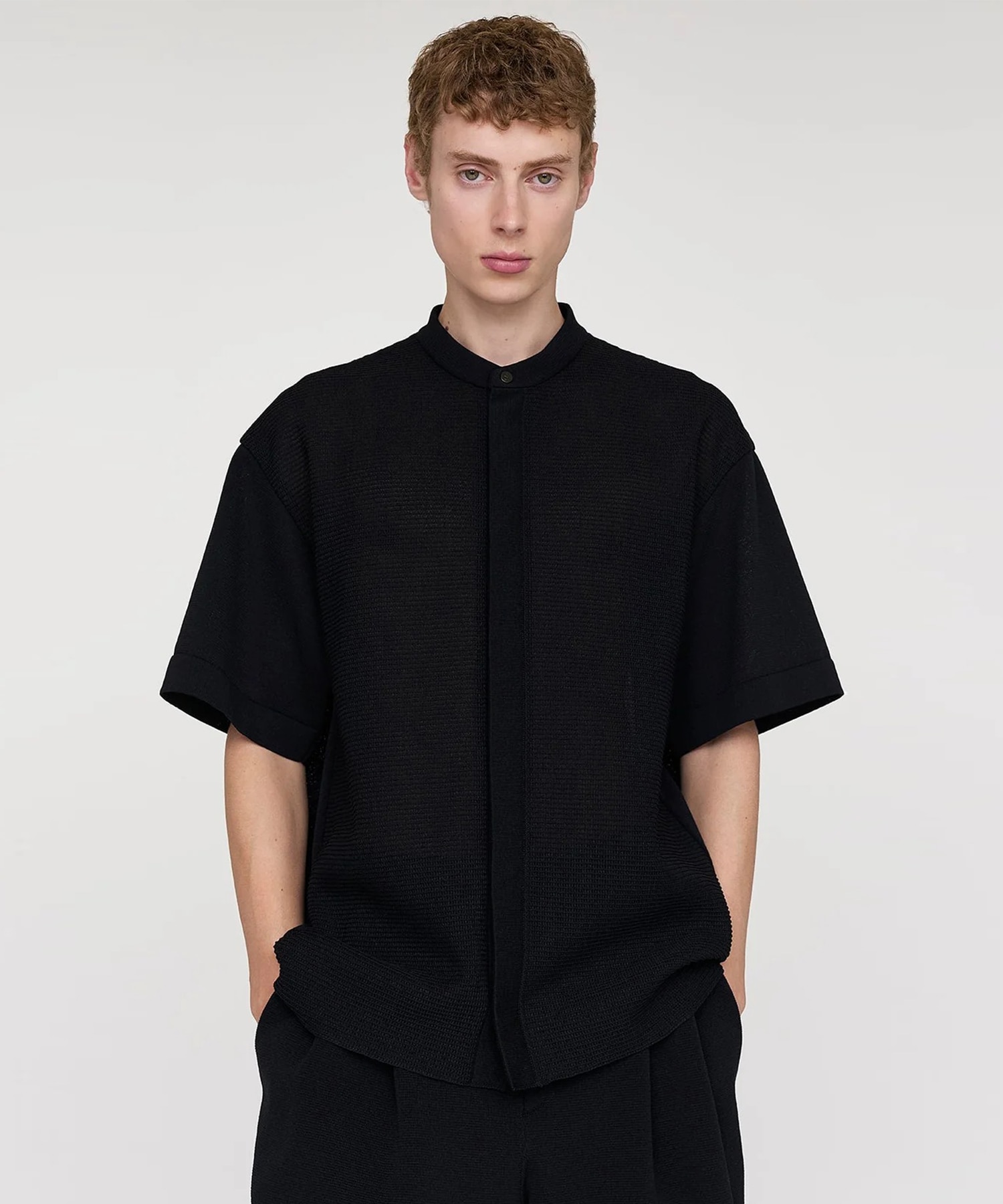 WAFFLE LUCENT SHORT SLEEVE SHIRT CFCL